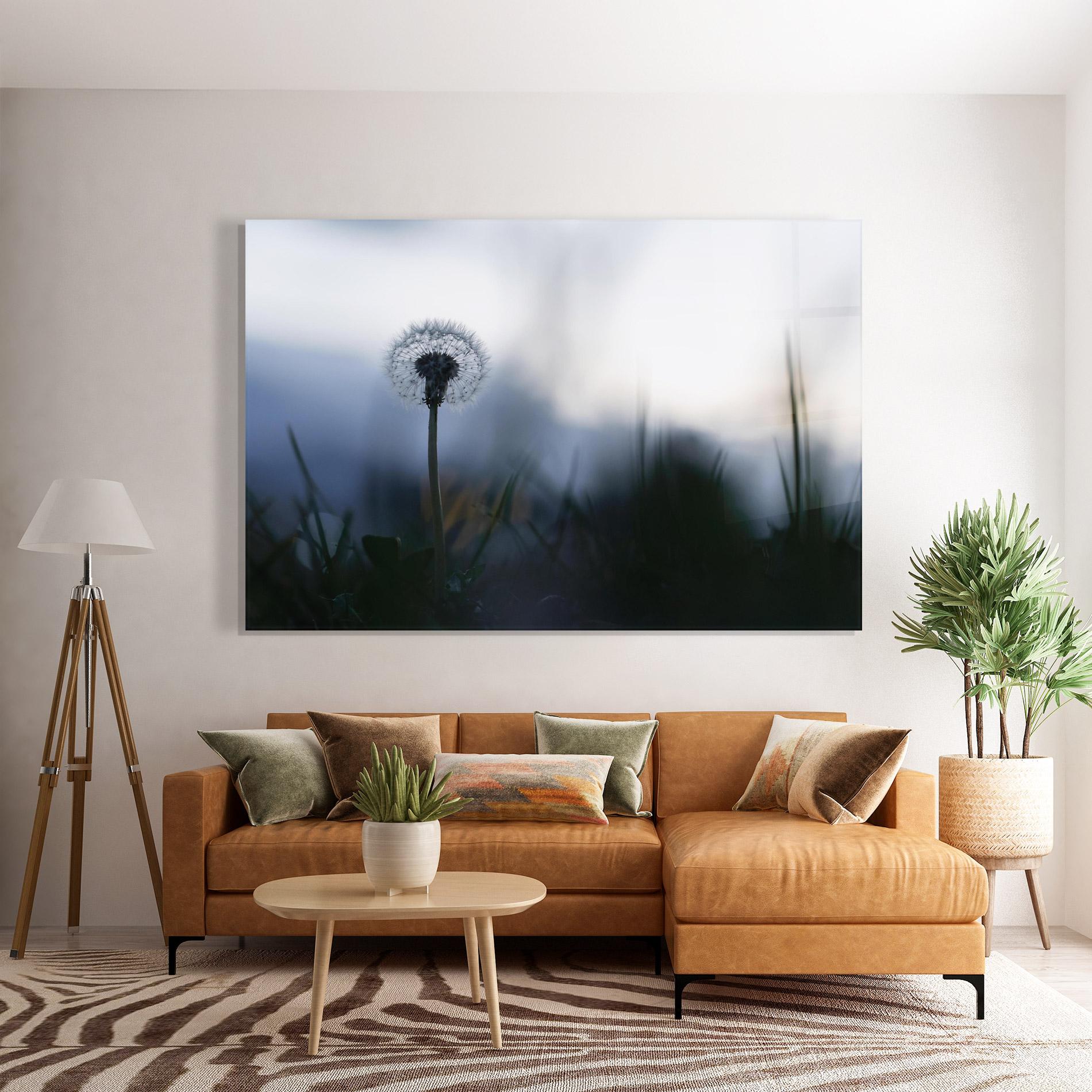 Obraz na Szkle Dandelion Wild View mockup 7
