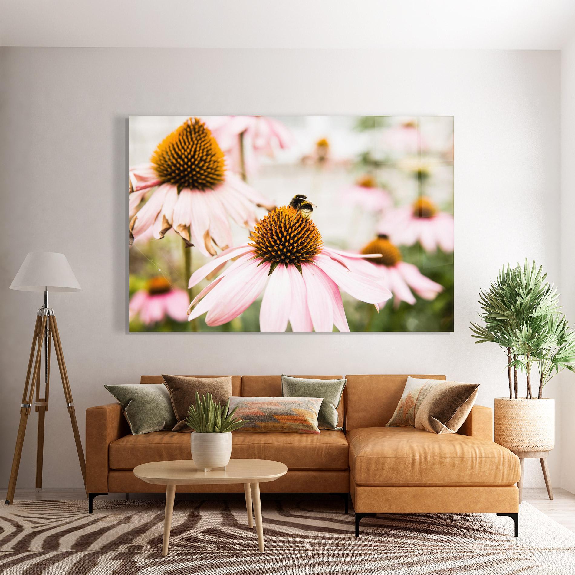 Obraz na Szkle Daylight Flower mockup 7