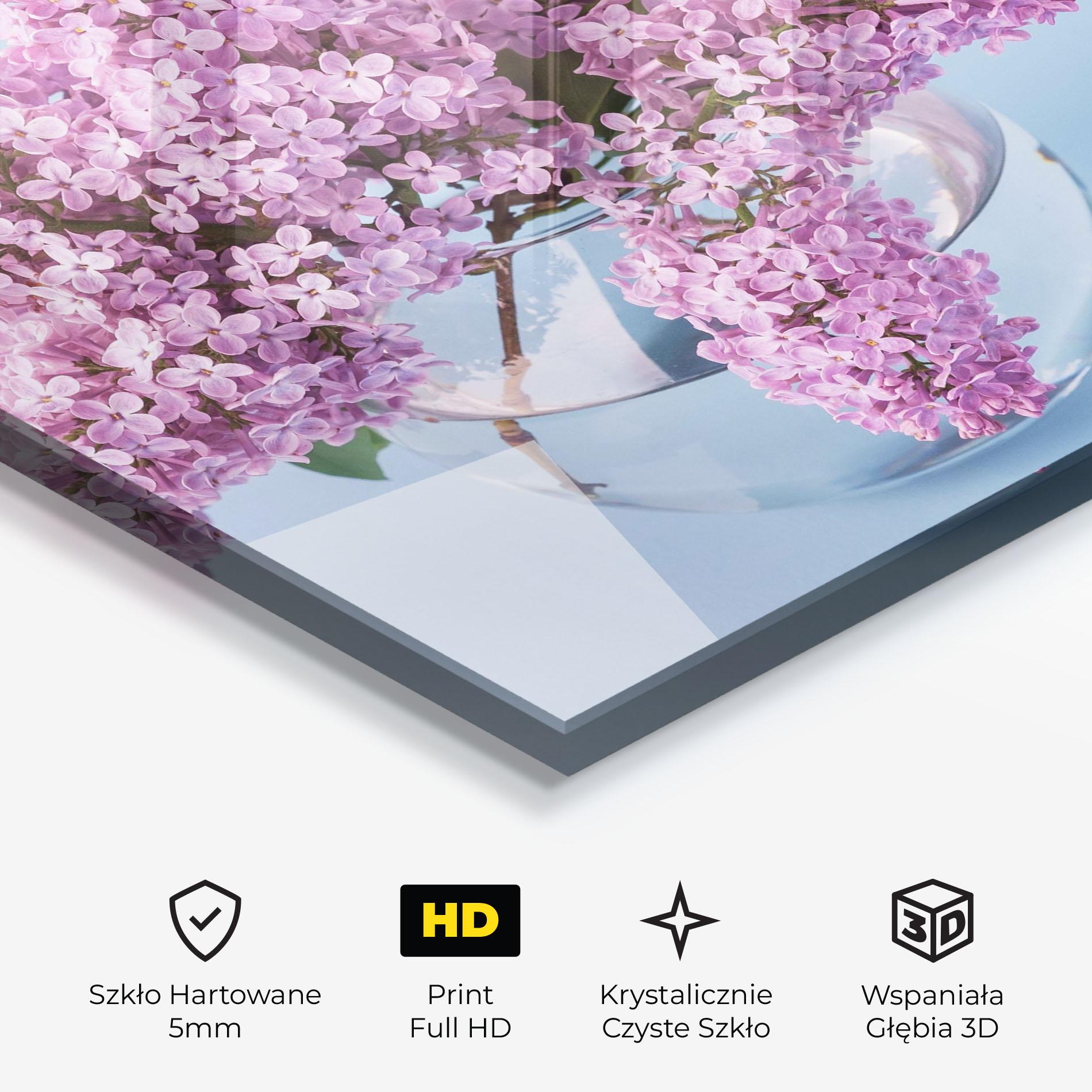 Obraz na Szkle Lilac Flower mockup 3