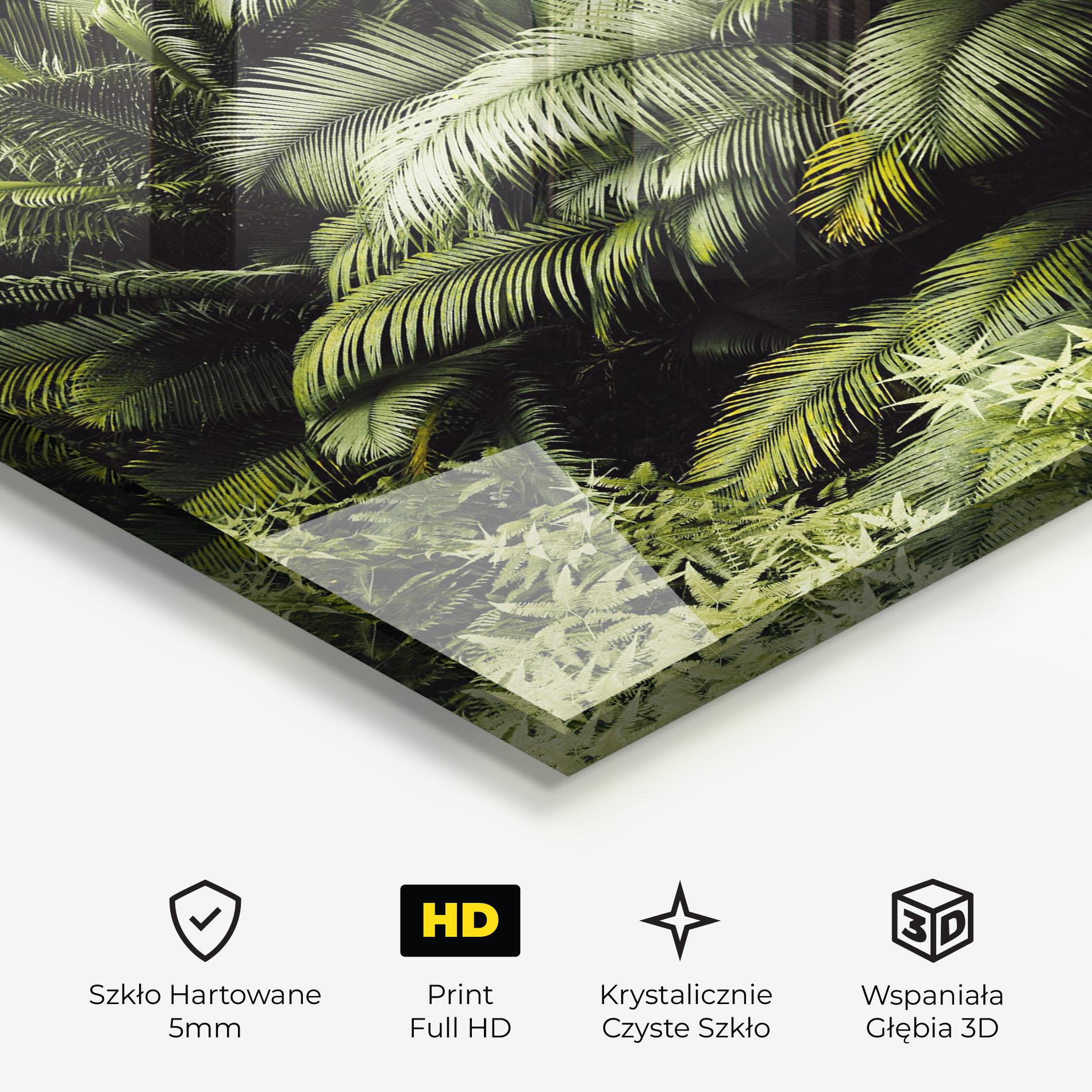 Obraz na Szkle Into The Jungle mockup 3
