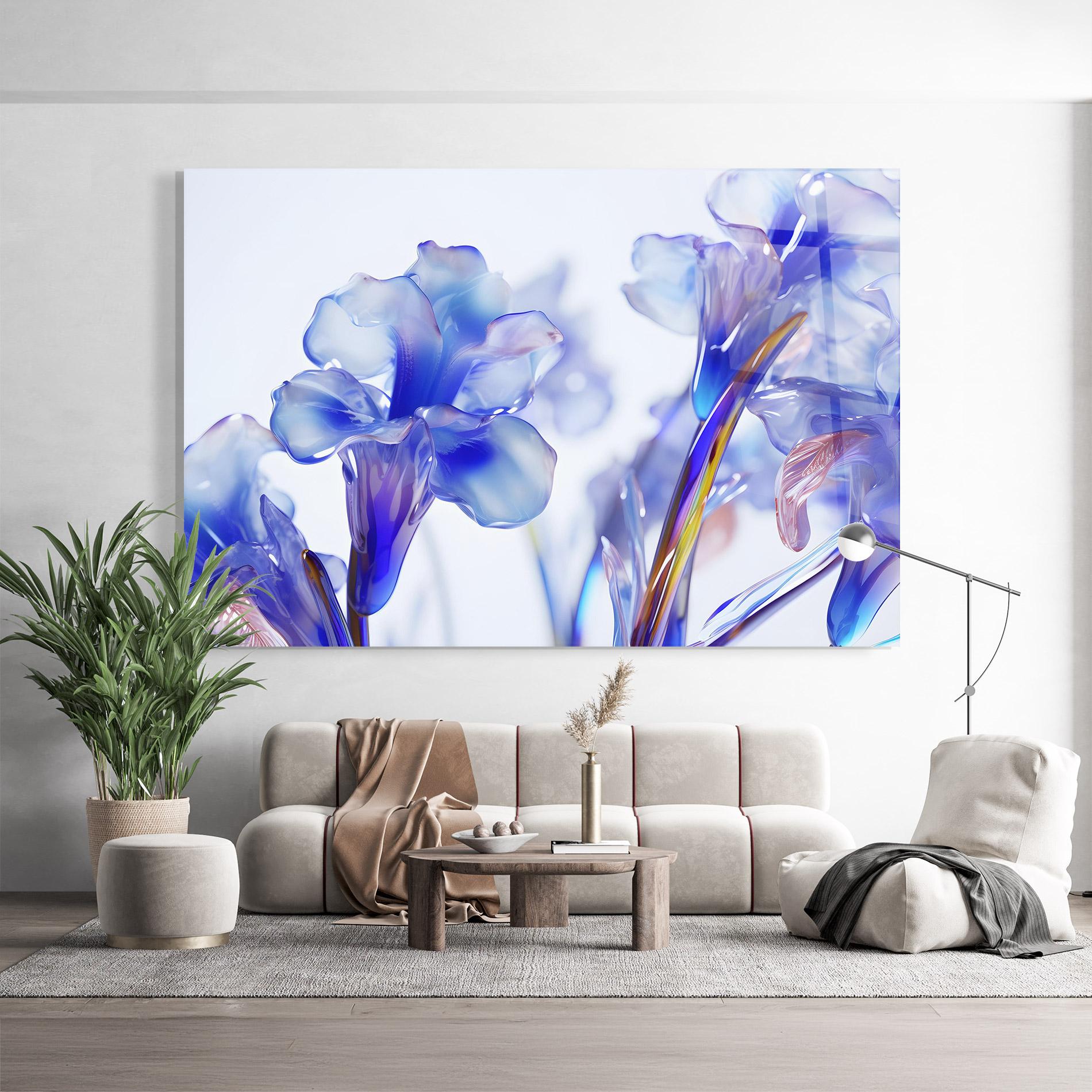 Obraz na Szkle Iris Glass mockup 9