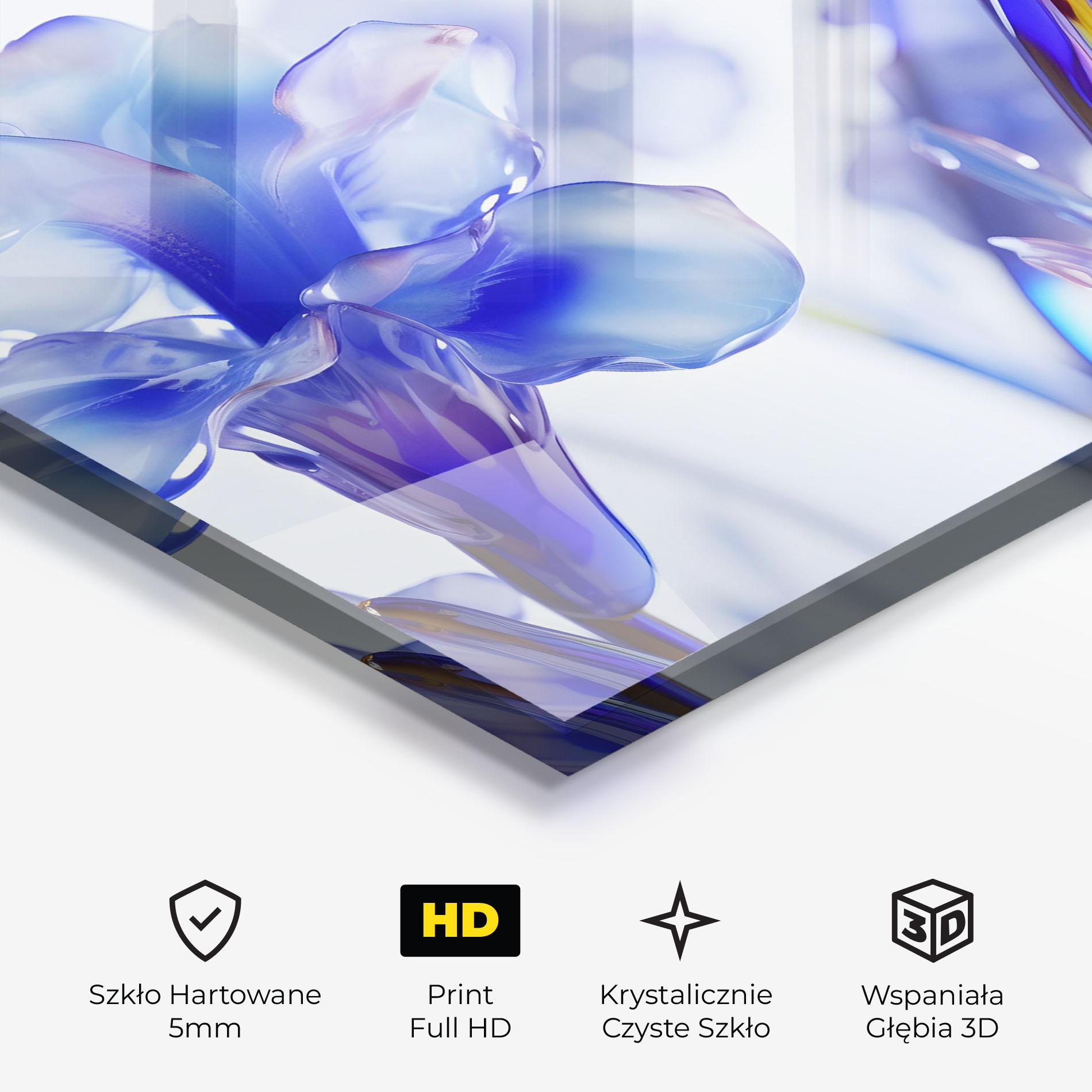 Obraz na Szkle Iris Glass mockup 3