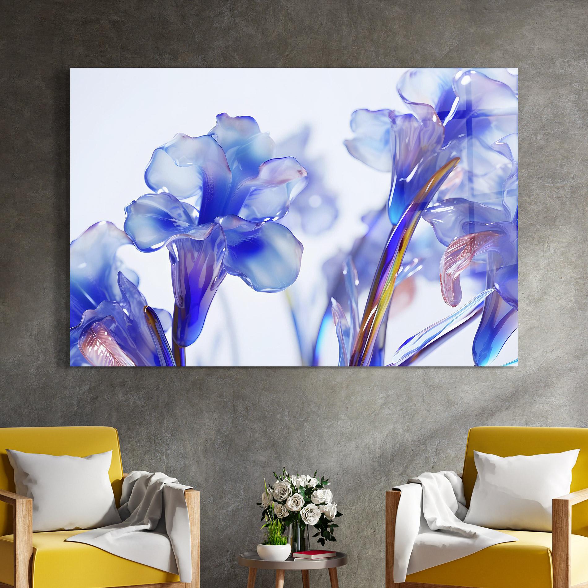 Obraz na Szkle Iris Glass mockup 4