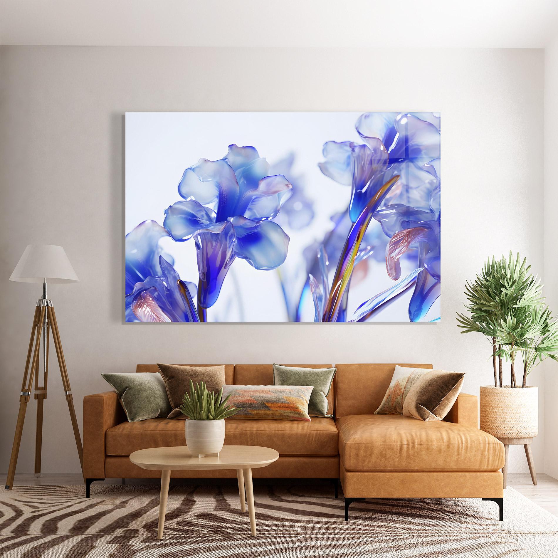 Obraz na Szkle Iris Glass mockup 7