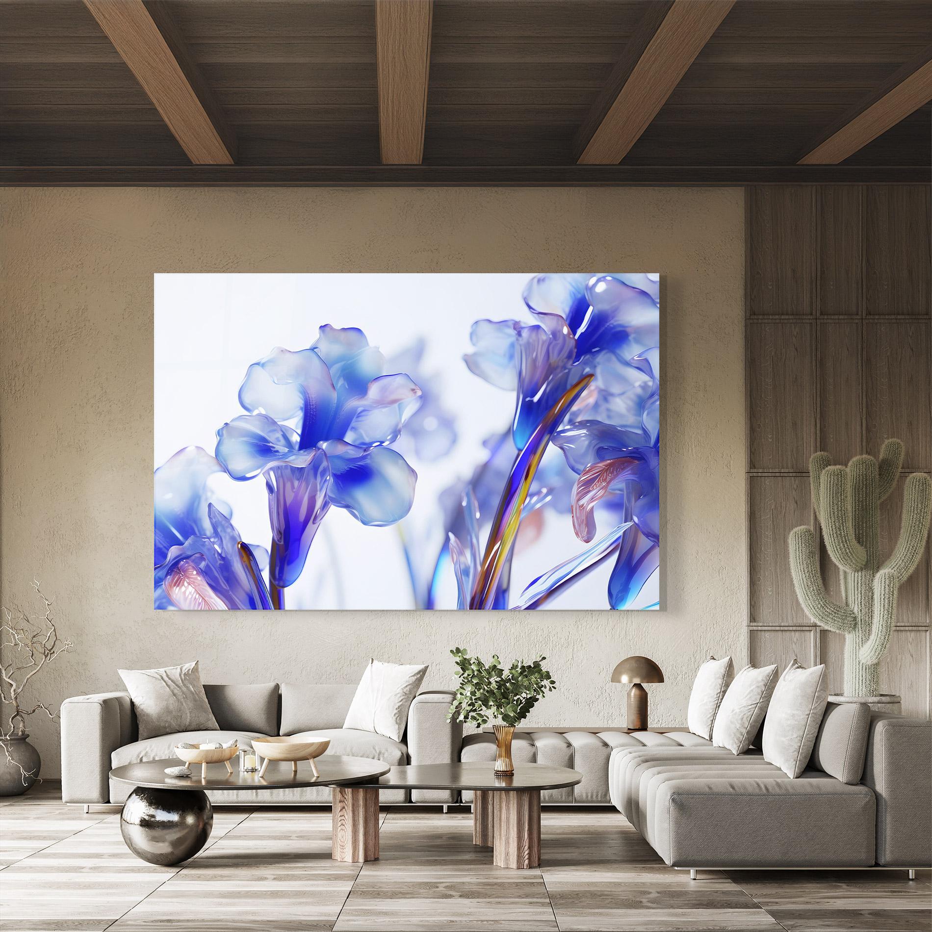 Obraz na Szkle Iris Glass mockup 8