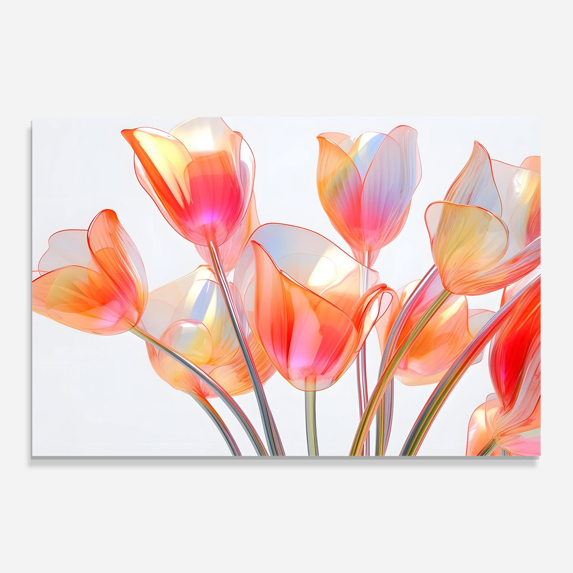 Orange Glass Tulip mockup 0