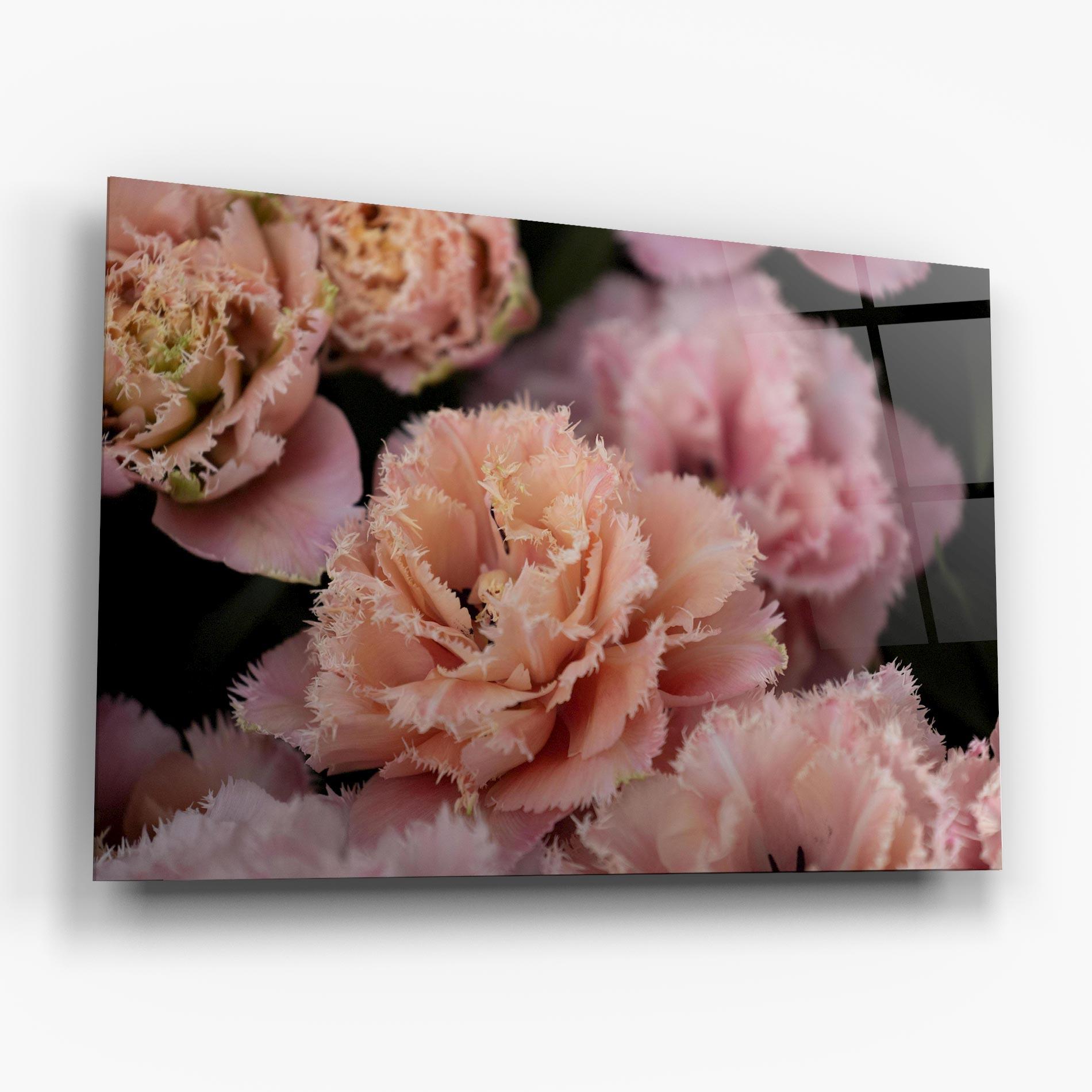 Obraz na Szkle Pastel Fringed Tulips mockup 6