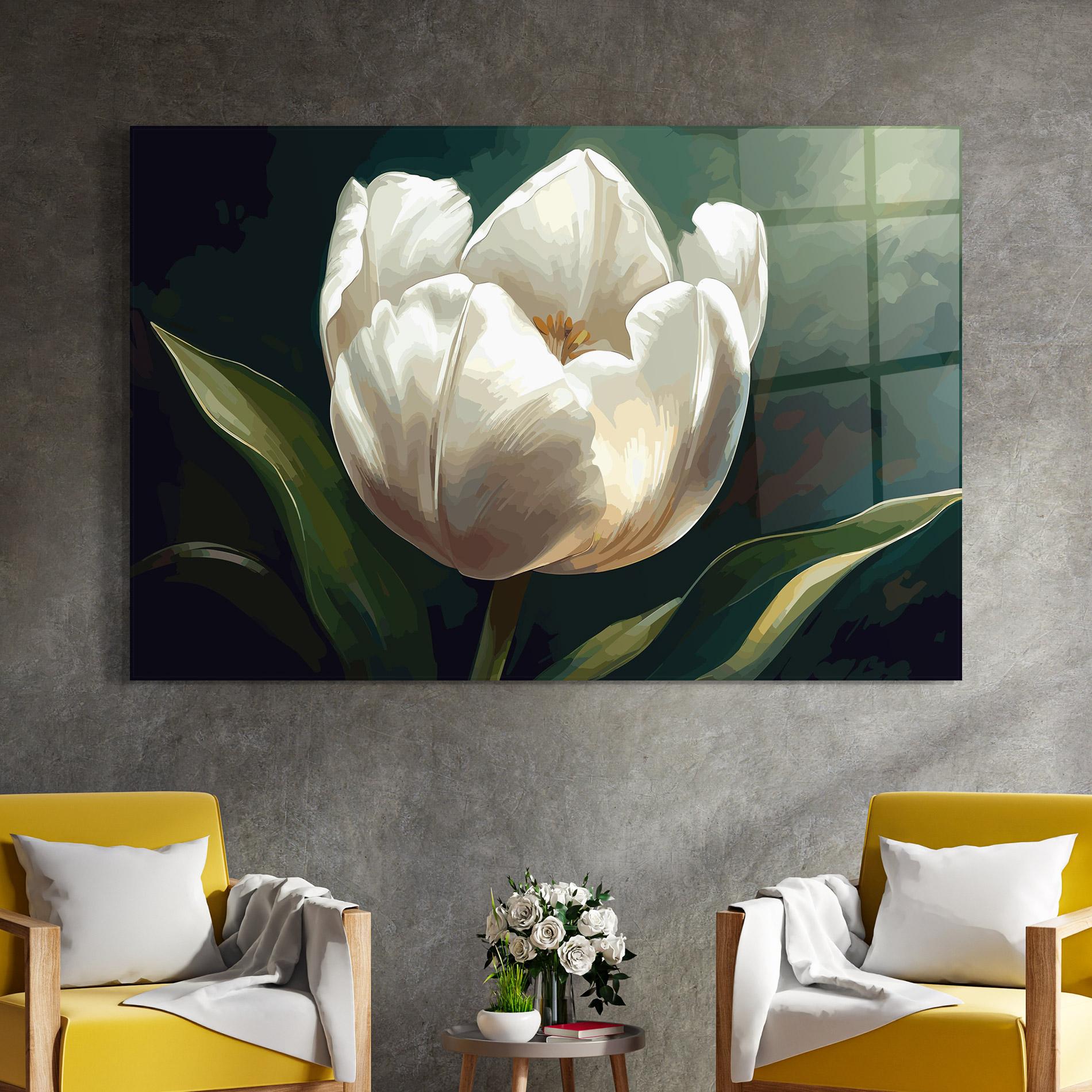 Obraz na Szkle Tulip Art mockup 4