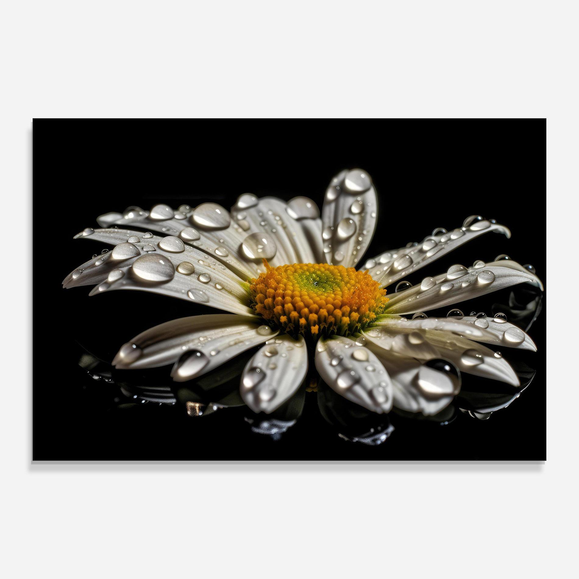 Obraz na Szkle Daisy After The Rain mockup 0