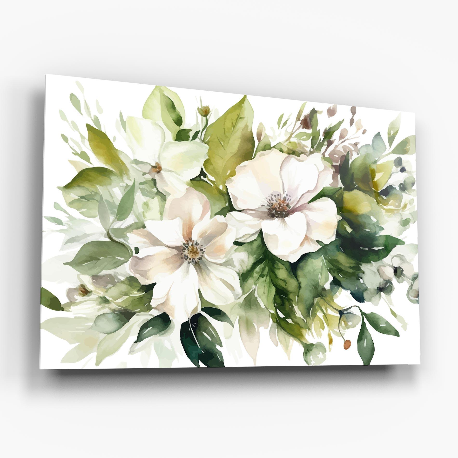 Obraz na Szkle Opened Rose mockup 6