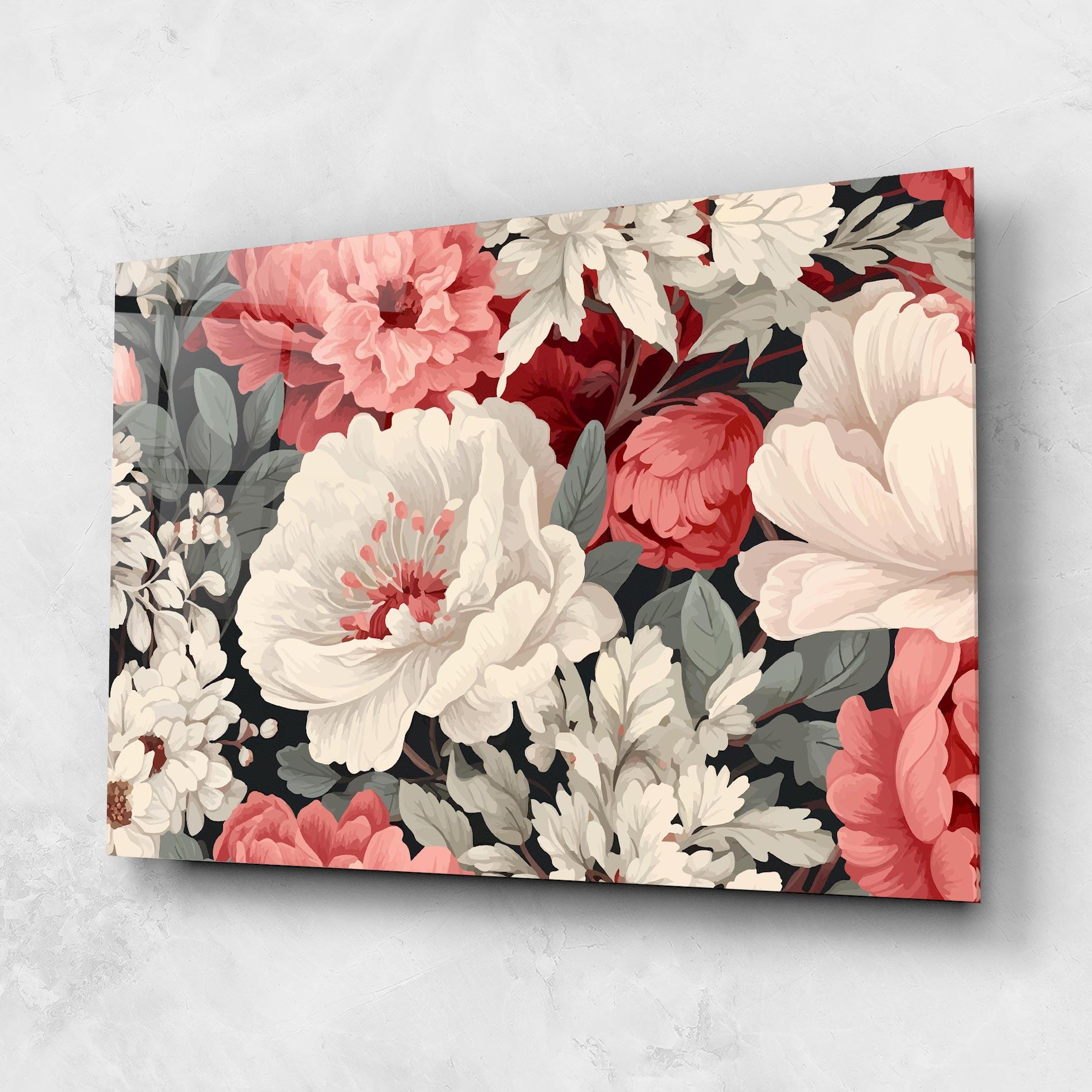Obraz na Szkle Cream Pink Rose mockup 1