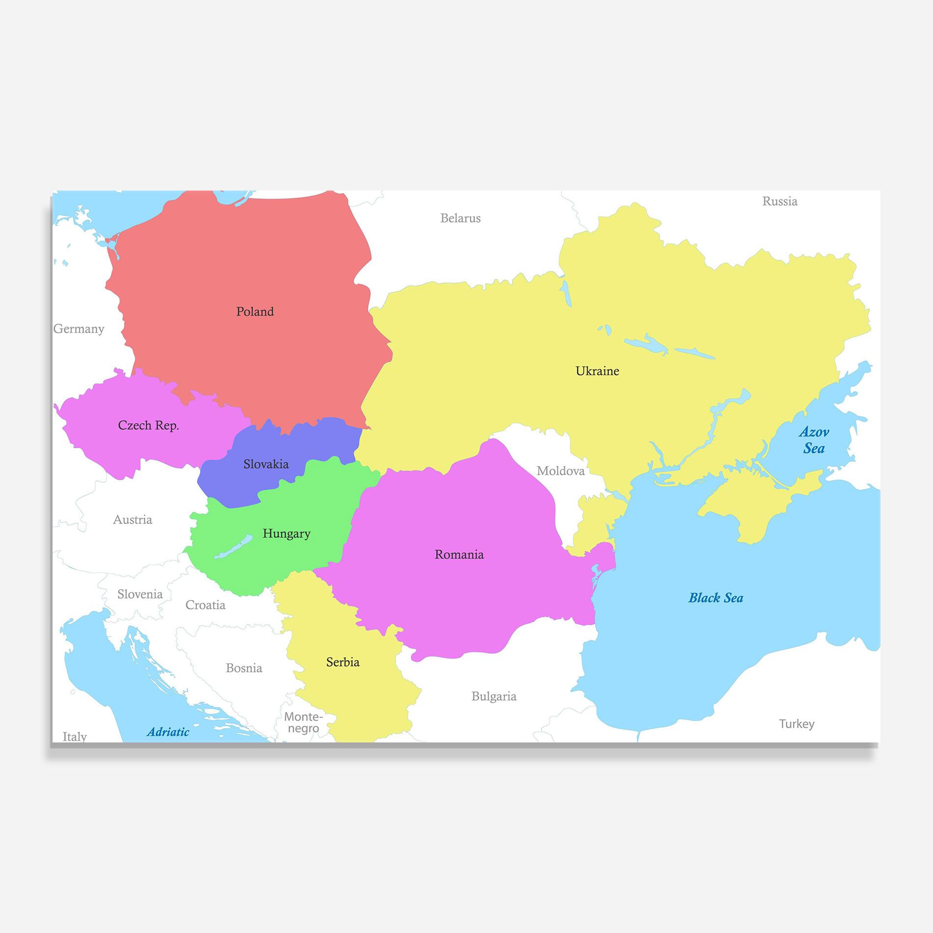 Obraz na Szkle Black Sea mockup 0