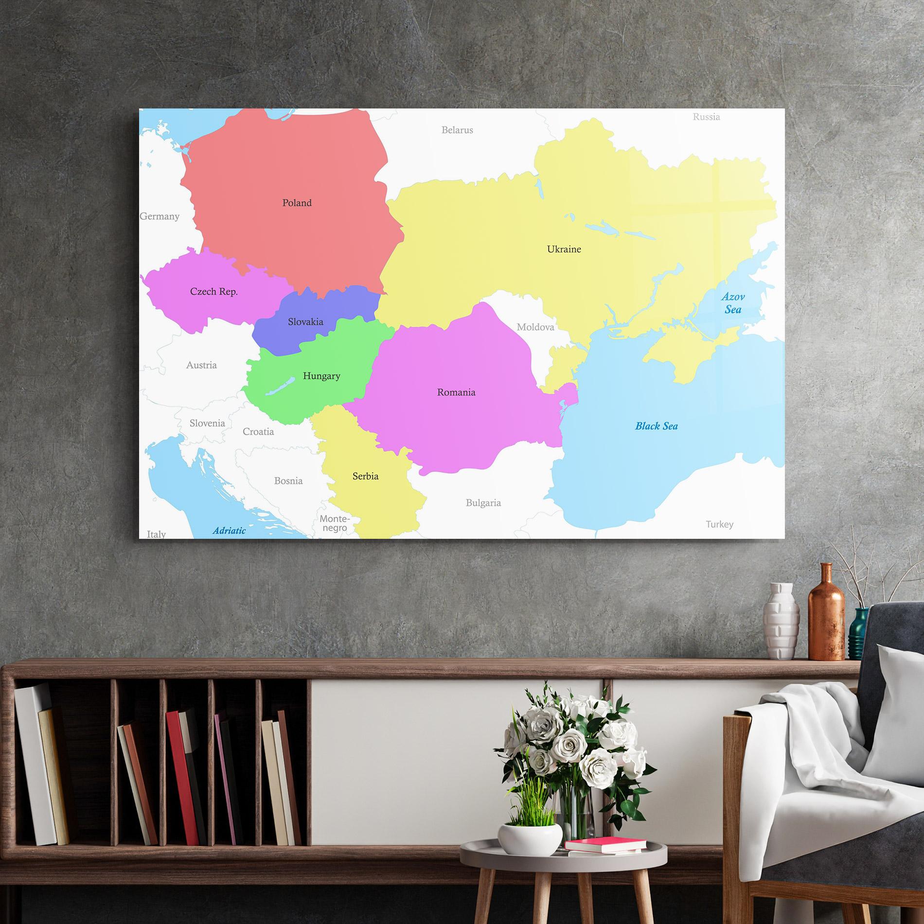 Obraz na Szkle Black Sea mockup 2