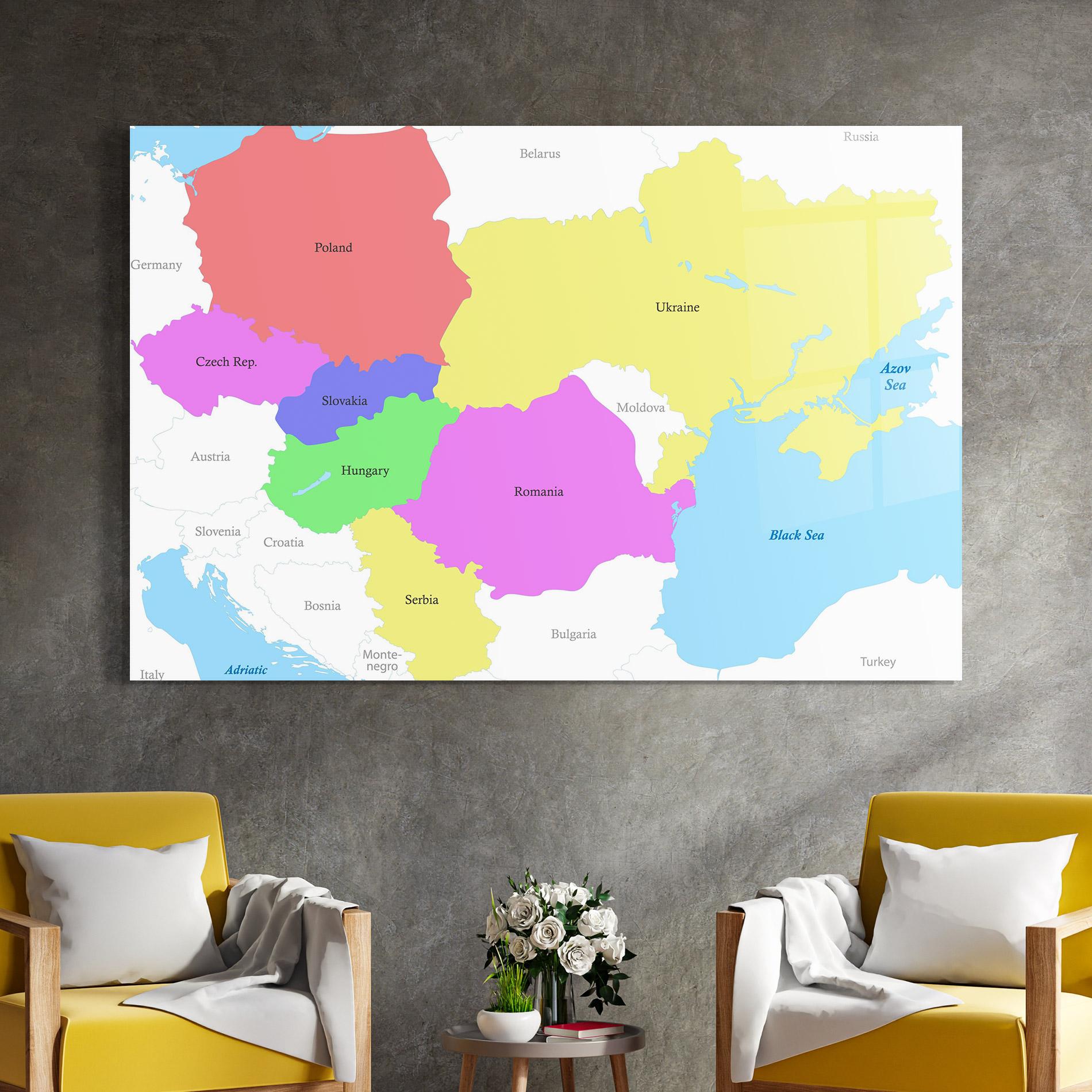 Obraz na Szkle Black Sea mockup 4