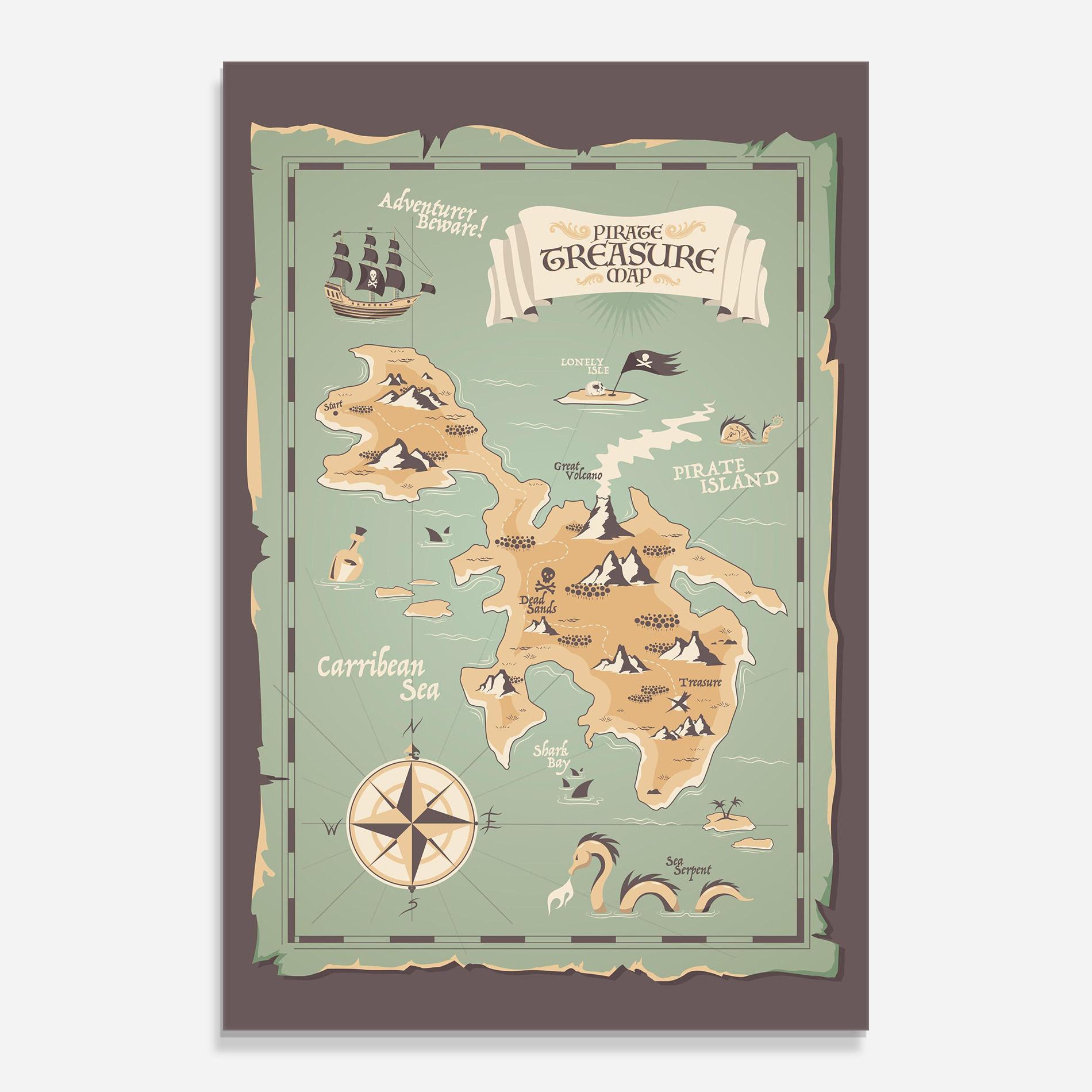 Obraz na Szkle Adventurer Beware mockup 0