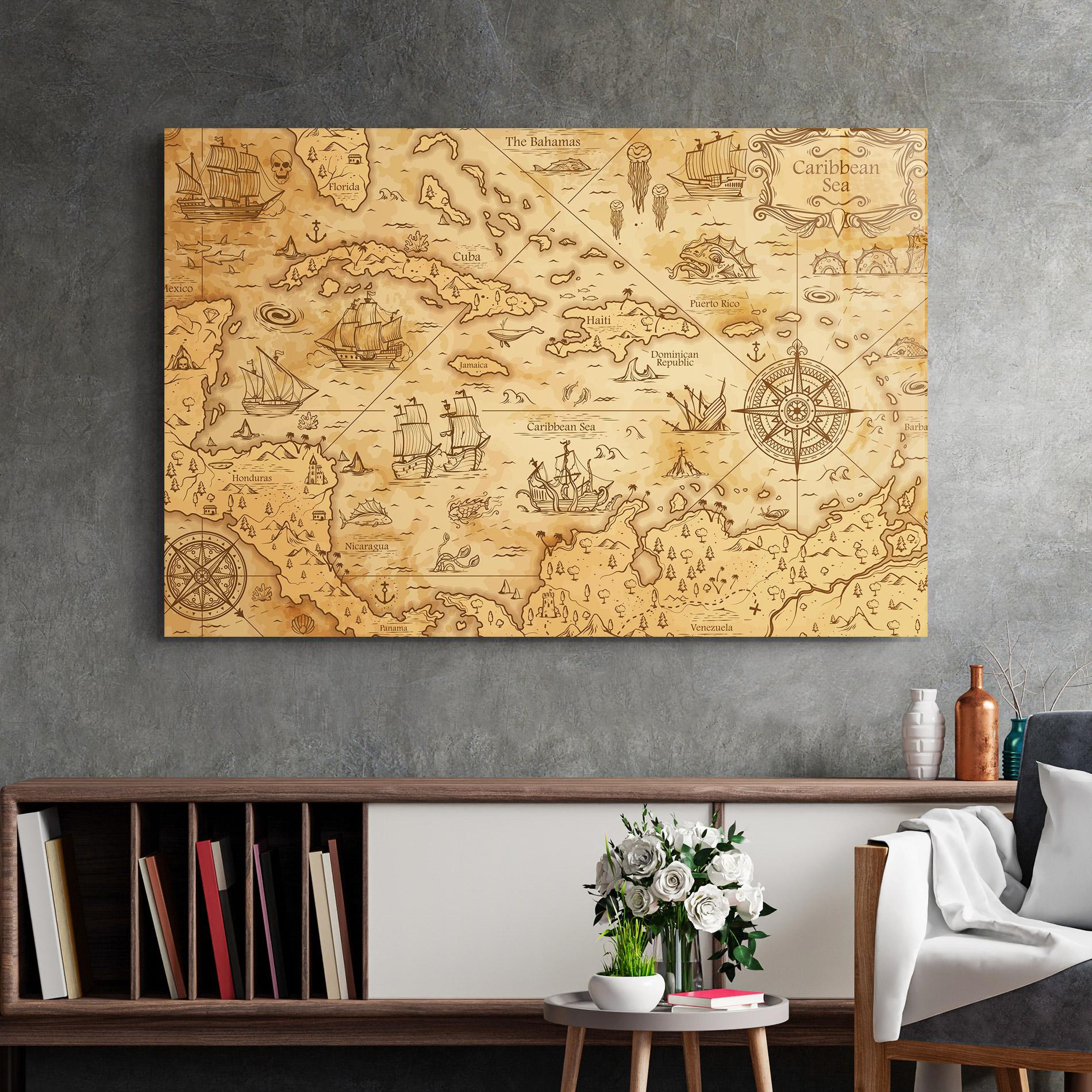 Obraz na Szkle Caribbean Sea mockup 2