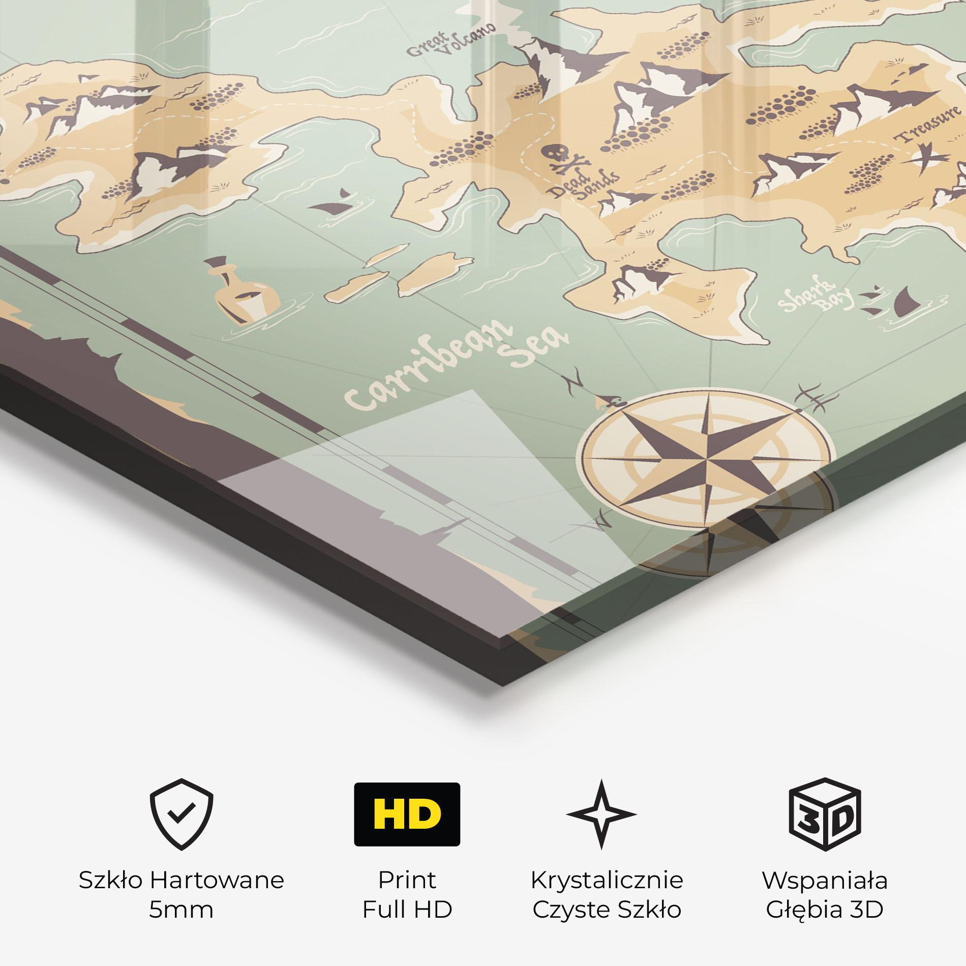 Obraz na Szkle Adventurer Beware mockup 3