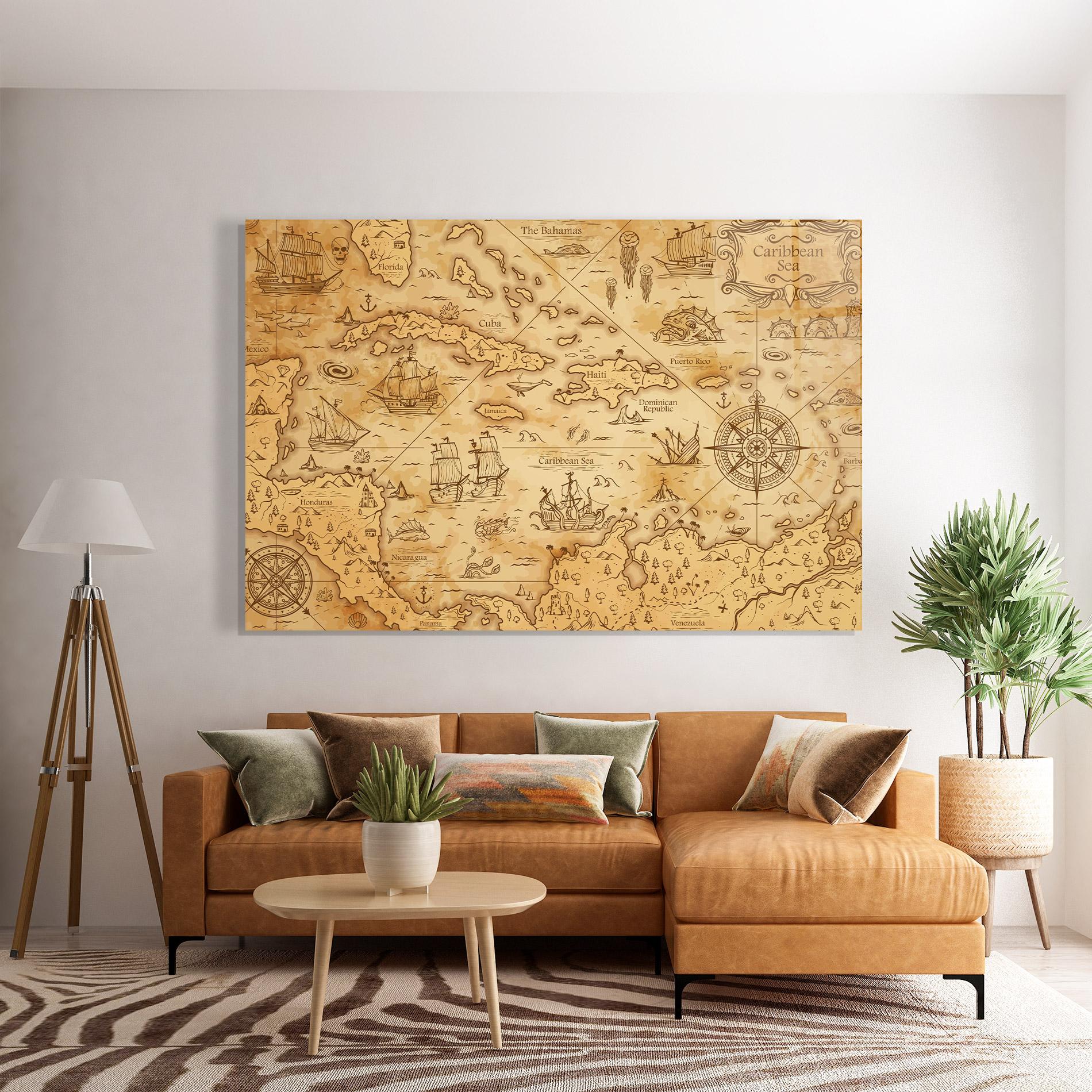 Obraz na Szkle Caribbean Sea mockup 7