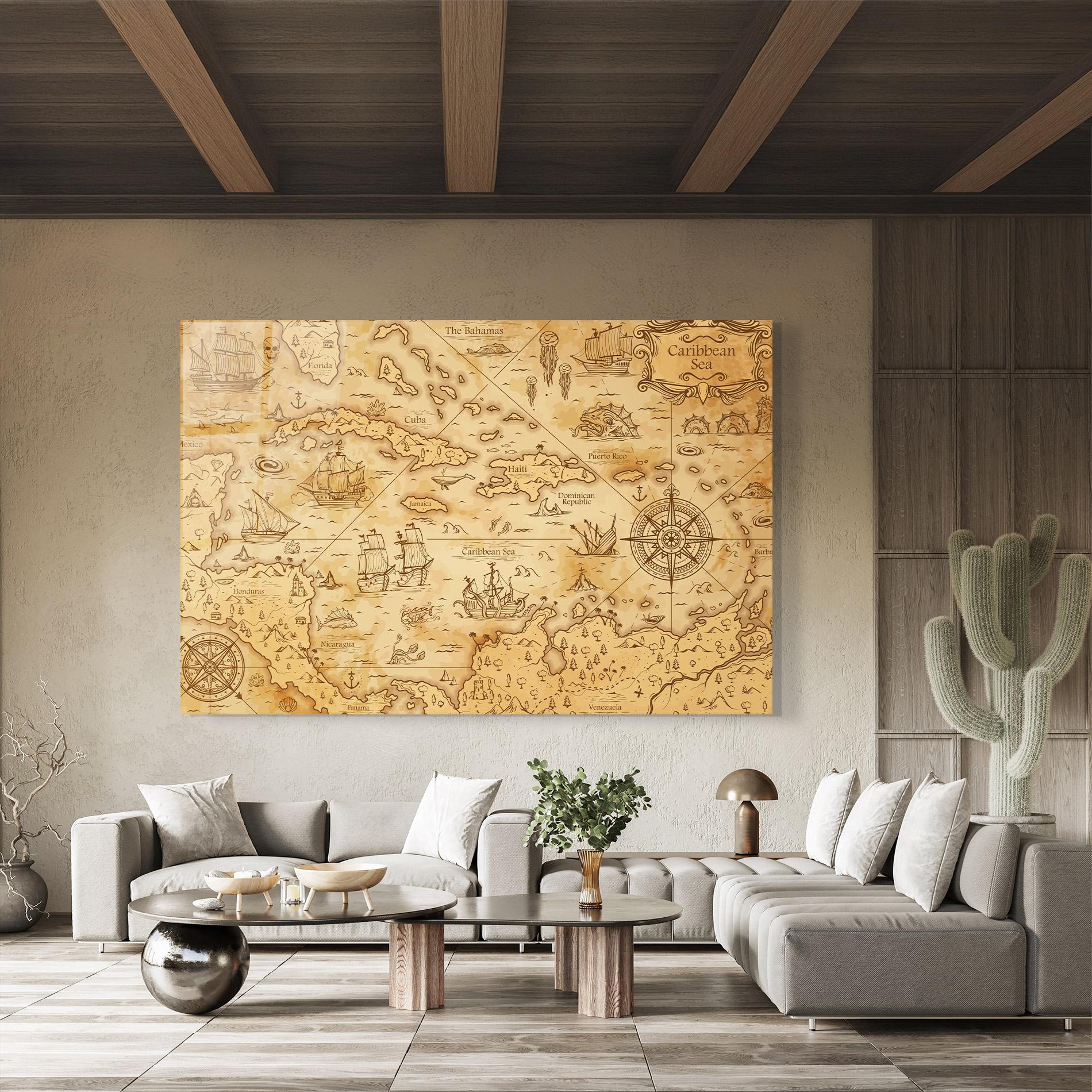 Obraz na Szkle Caribbean Sea mockup 8