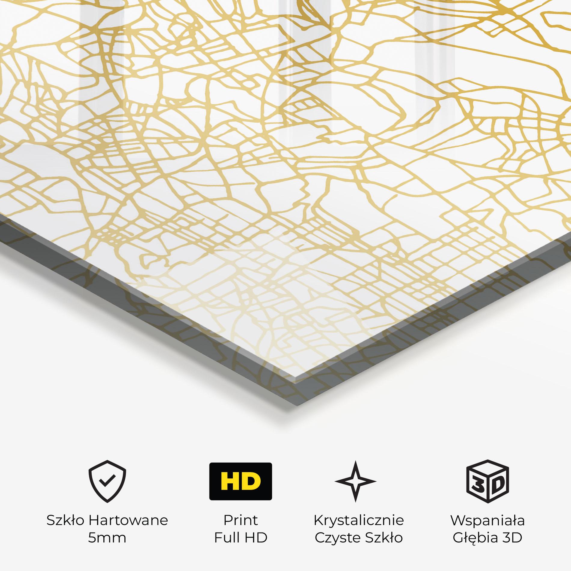 Obraz na Szkle Bangalore Map mockup 3