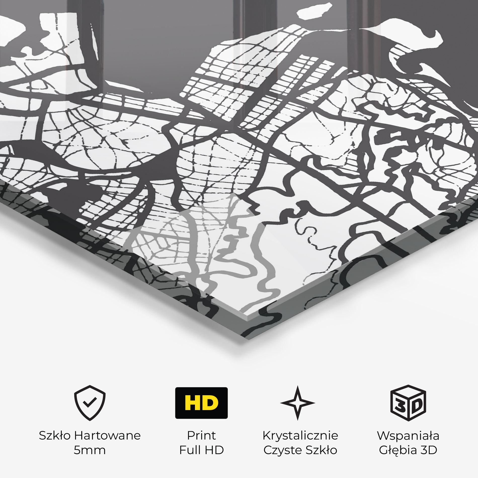 Obraz na Szkle Rio De Janeiro Map mockup 3