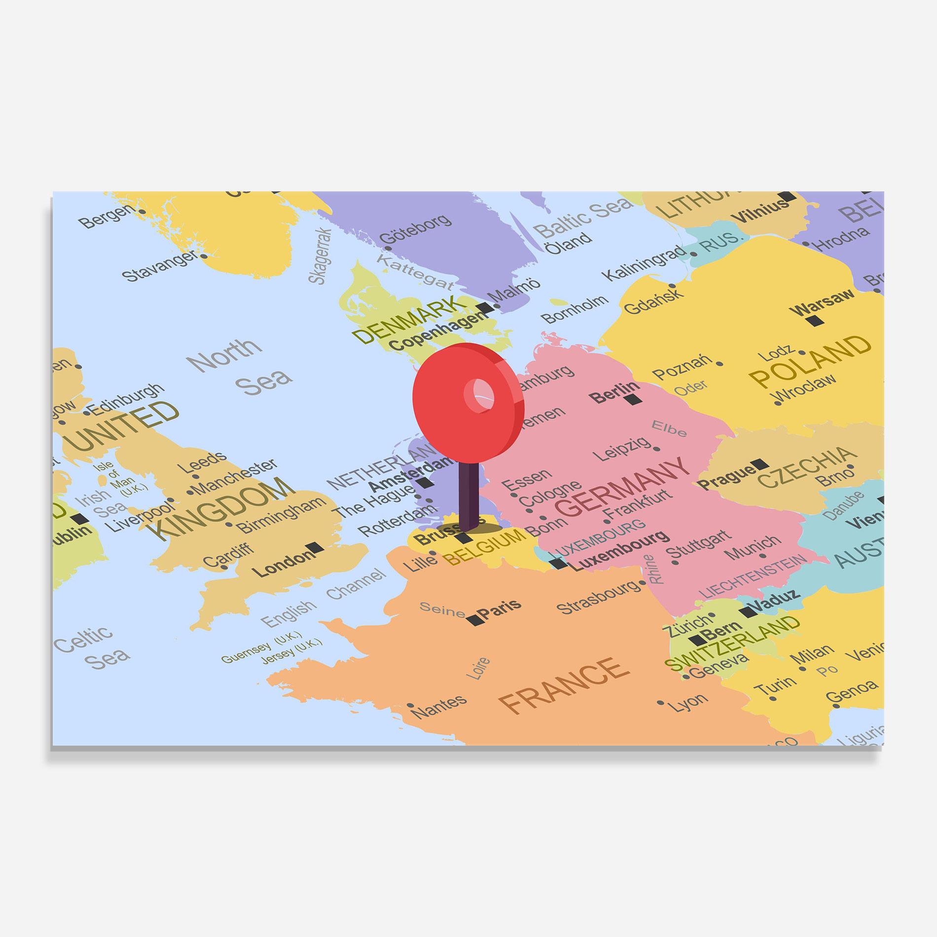 Obraz na Szkle Belgium Close Up mockup 0