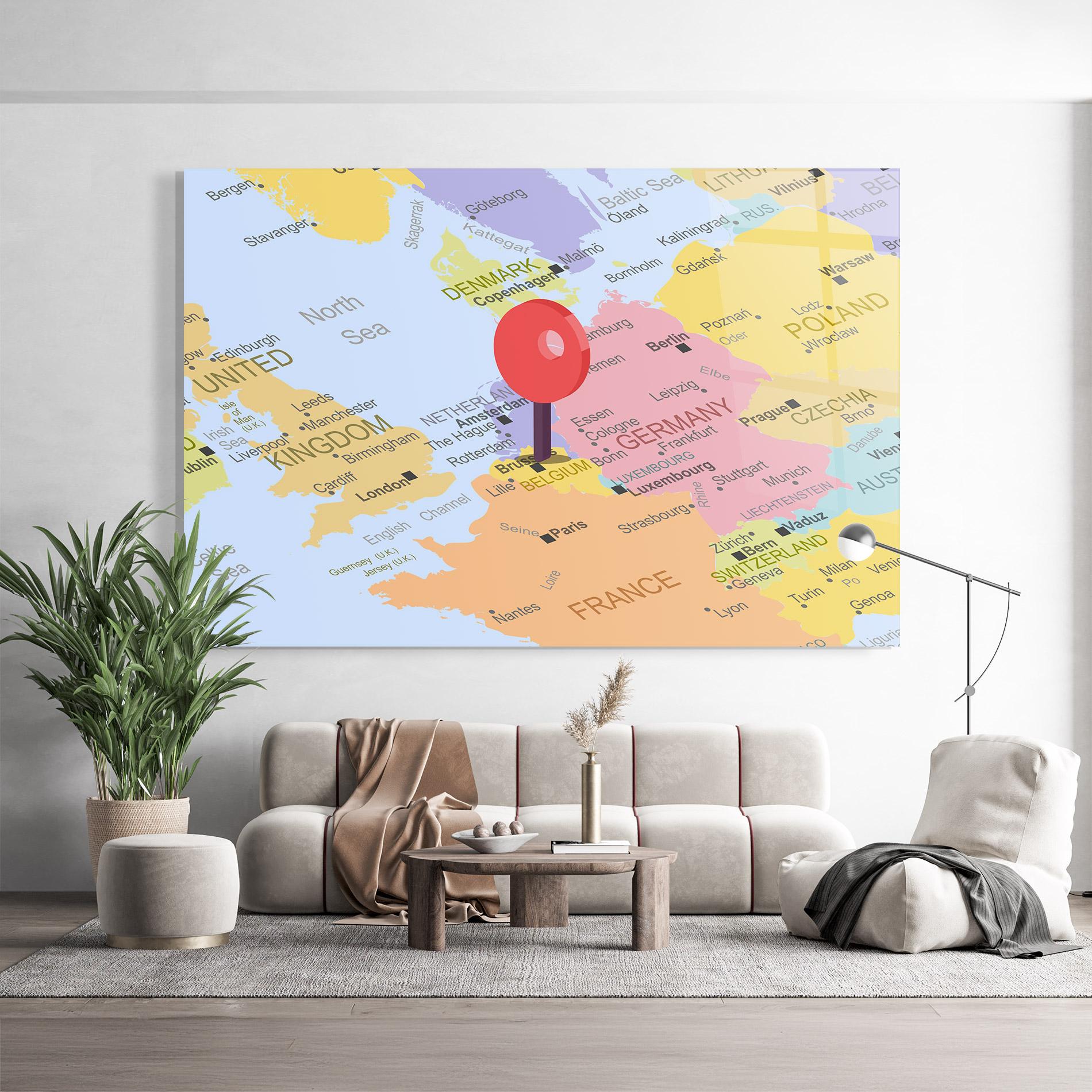 Obraz na Szkle Belgium Close Up mockup 9