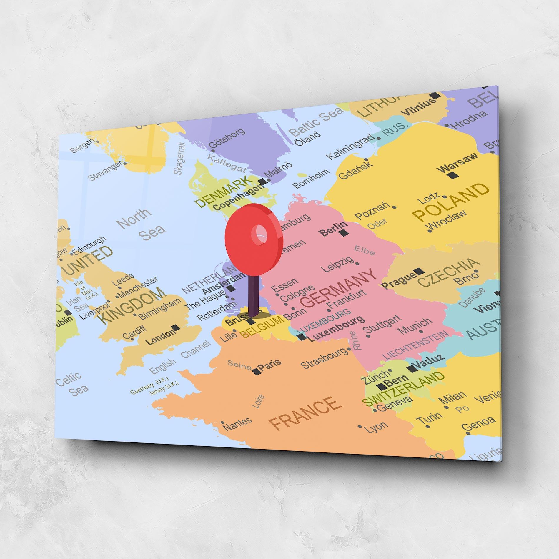 Obraz na Szkle Belgium Close Up mockup 1