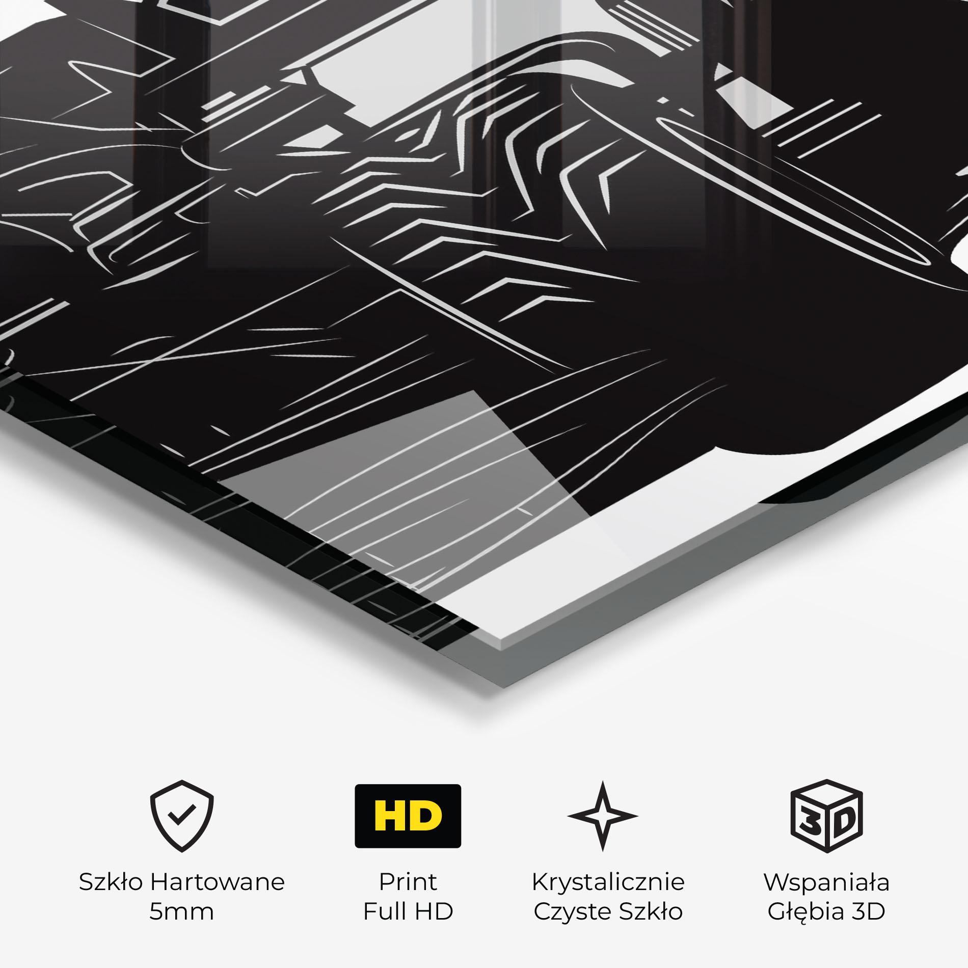 Obraz na Szkle Car F1 Smoke mockup 3