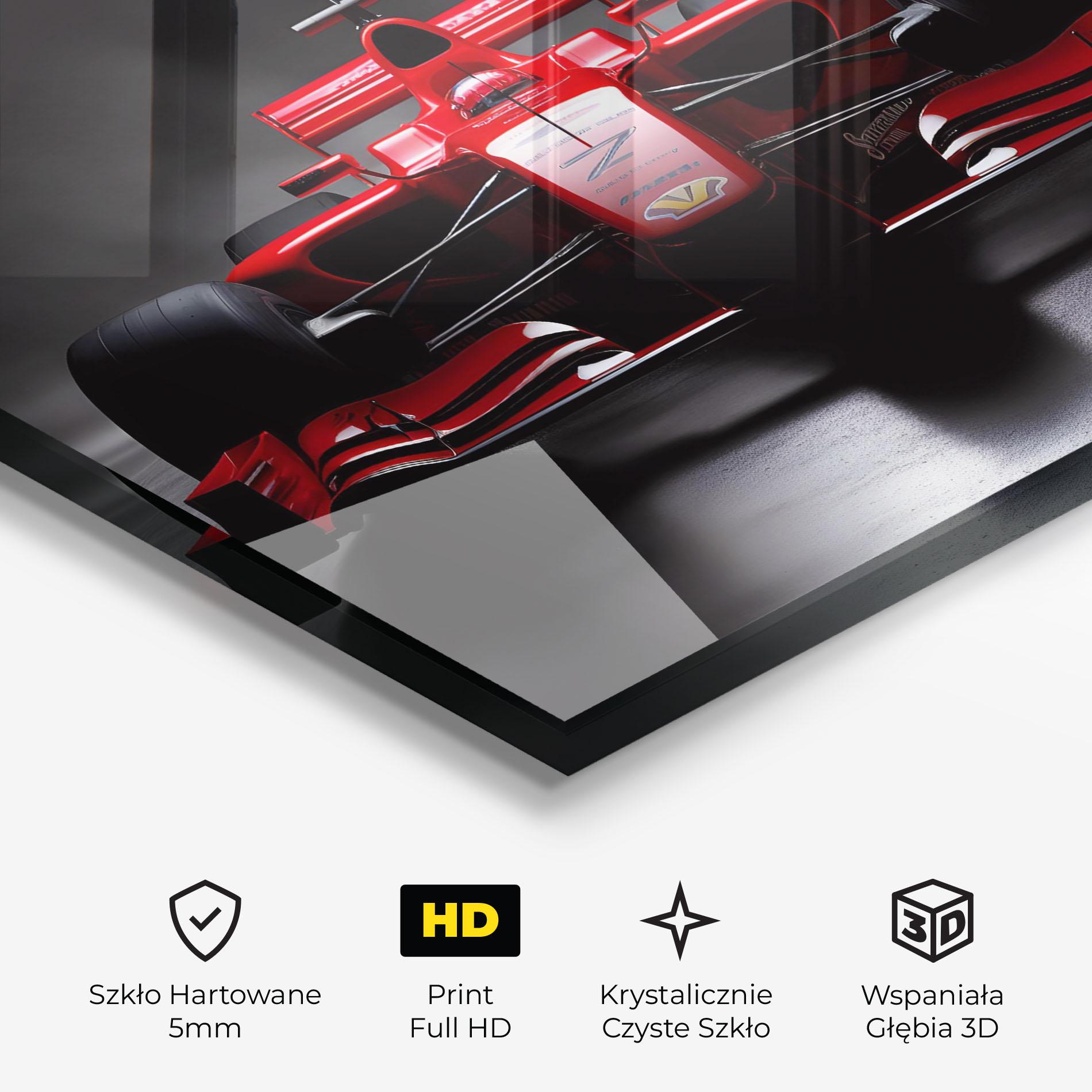 Obraz na Szkle Number 10 F1 mockup 3
