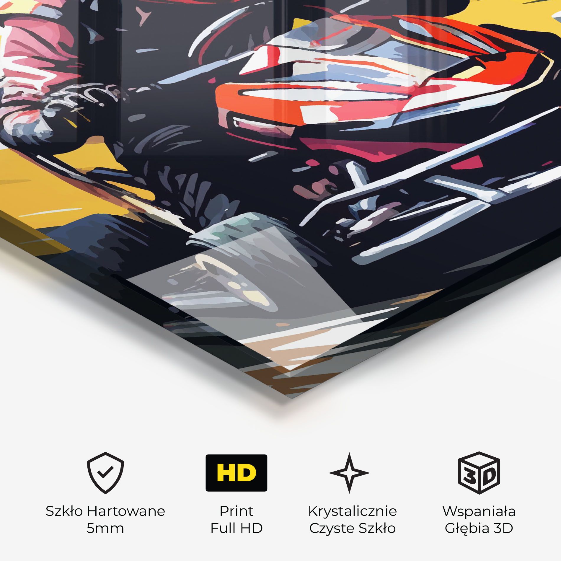 Red Race F1 Car mockup 3