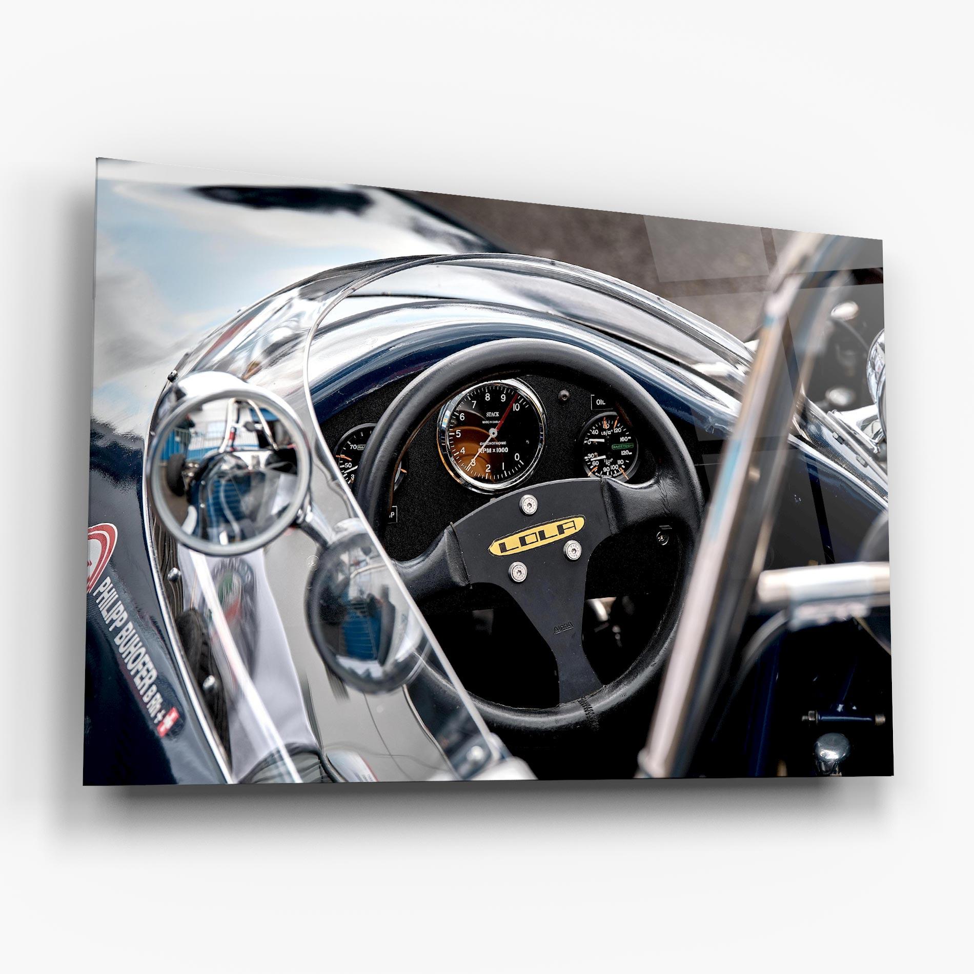 Obraz na Szkle Race Car Closeup mockup 6