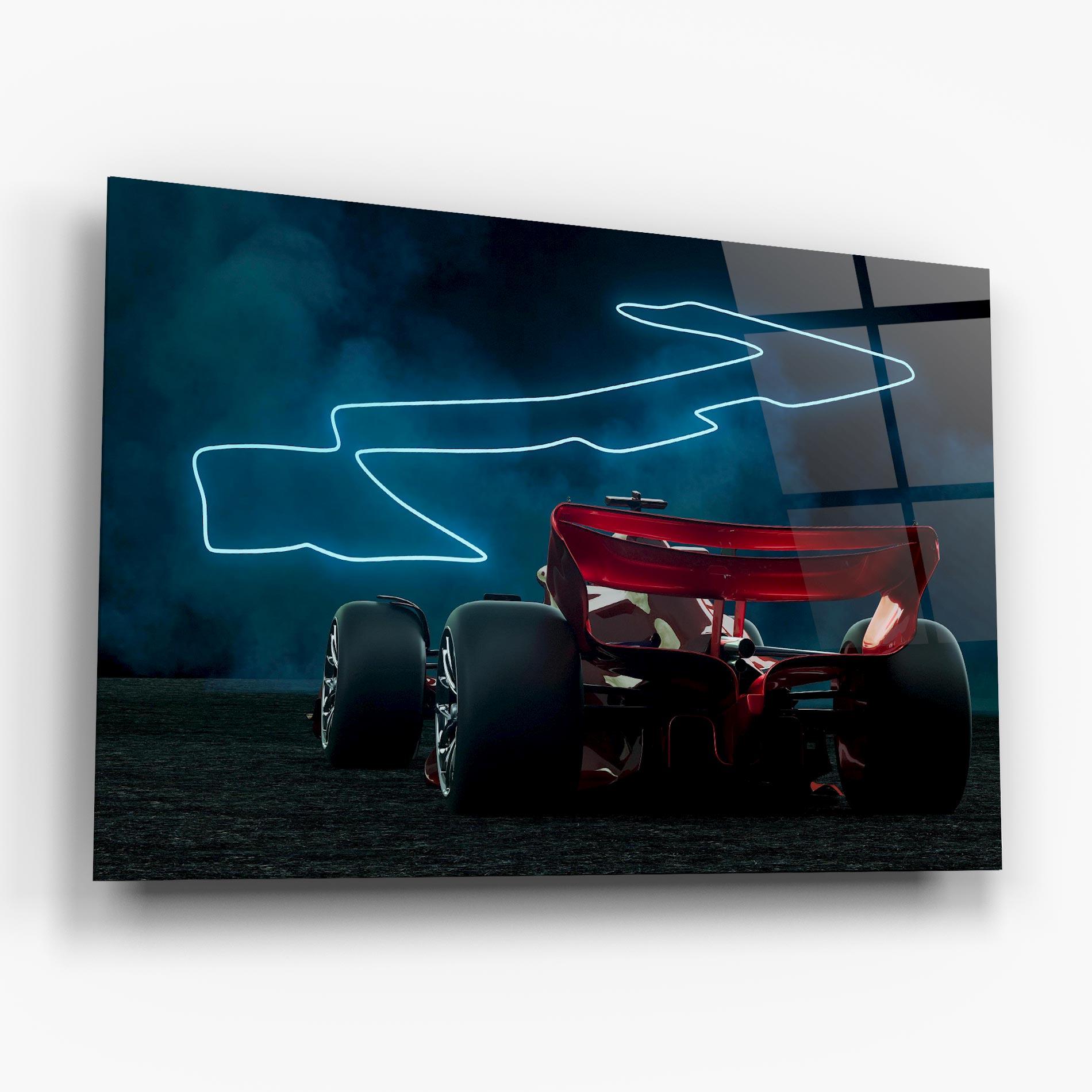 Obraz na Szkle Race Car F1 mockup 6