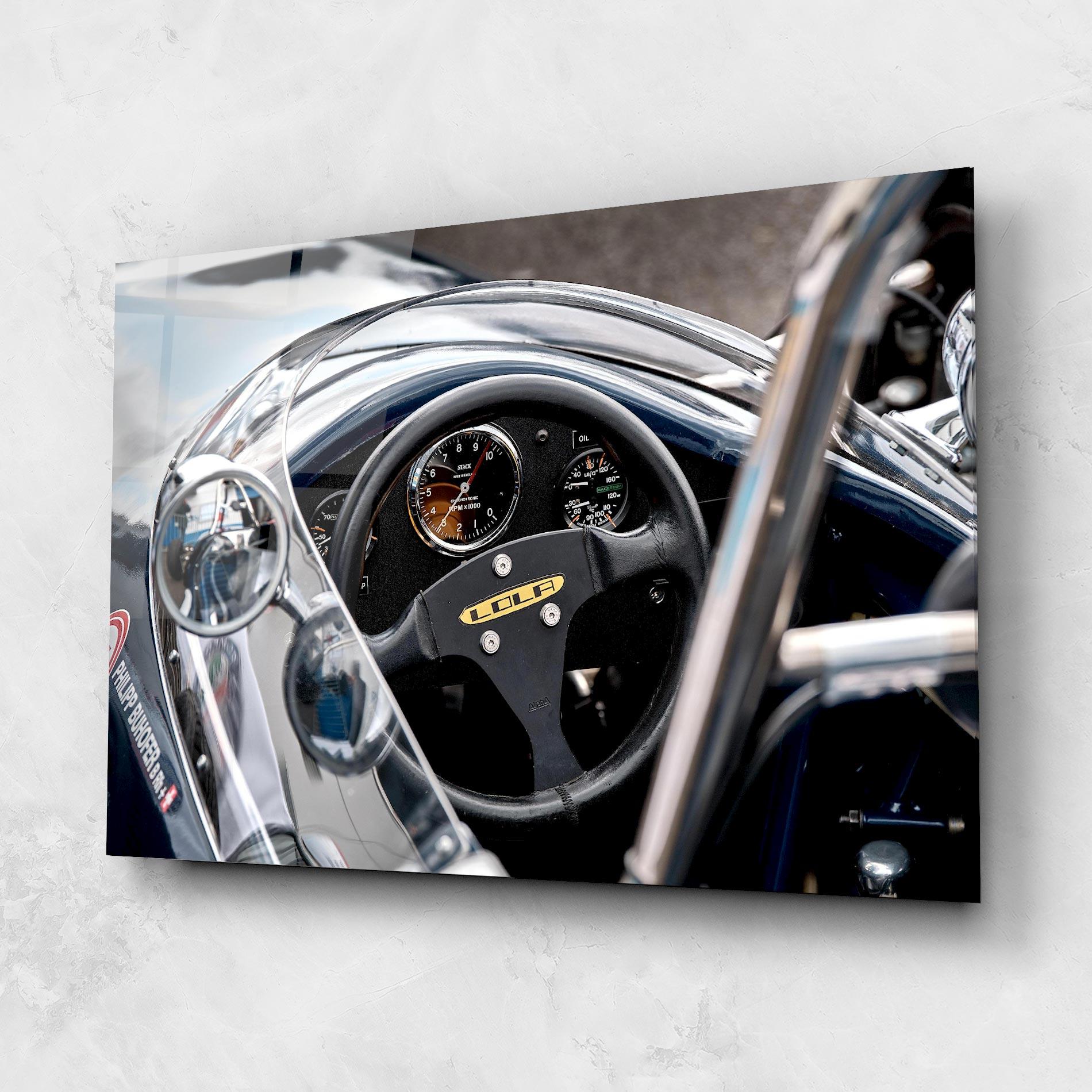 Obraz na Szkle Race Car Closeup mockup 1