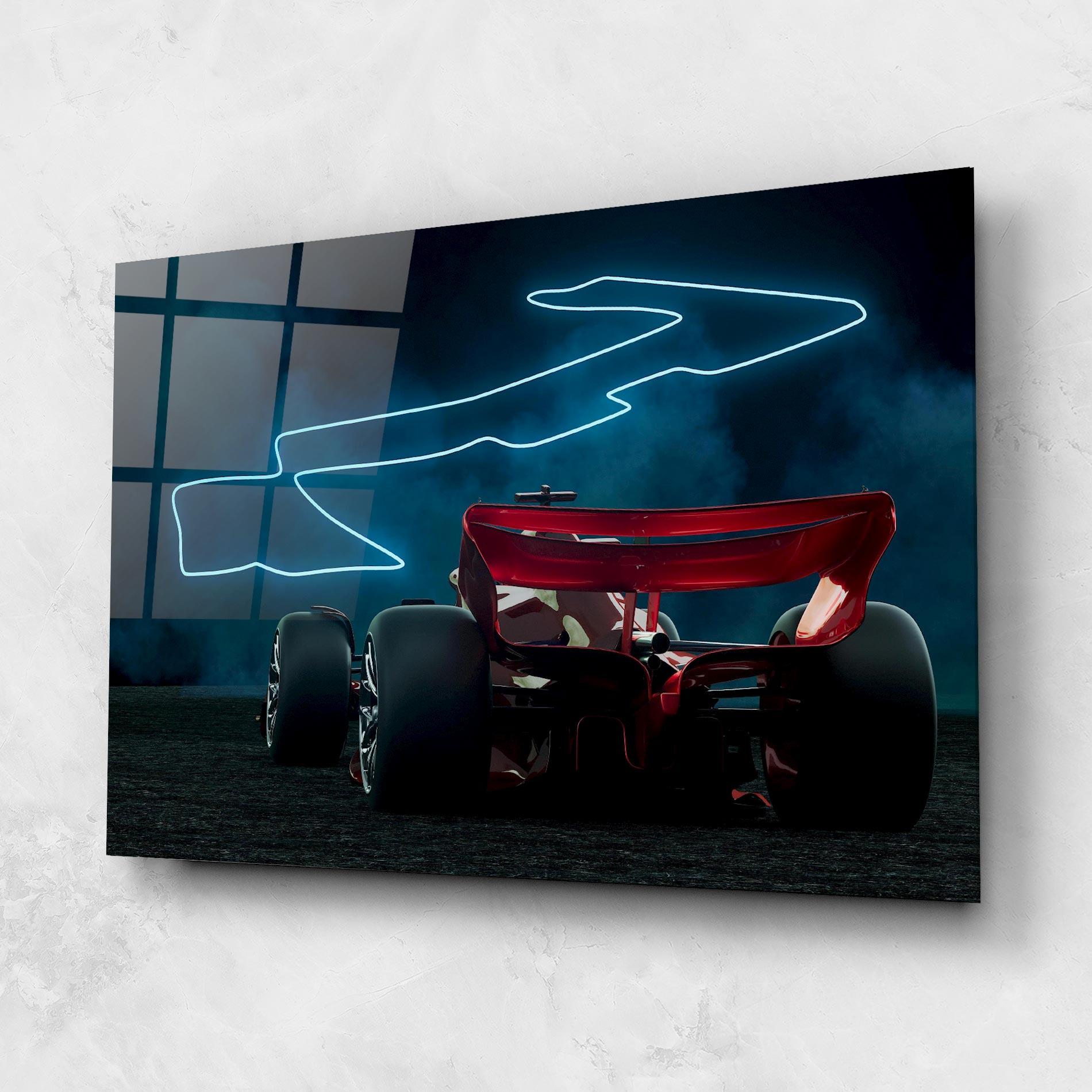 Obraz na Szkle Race Car F1 mockup 1