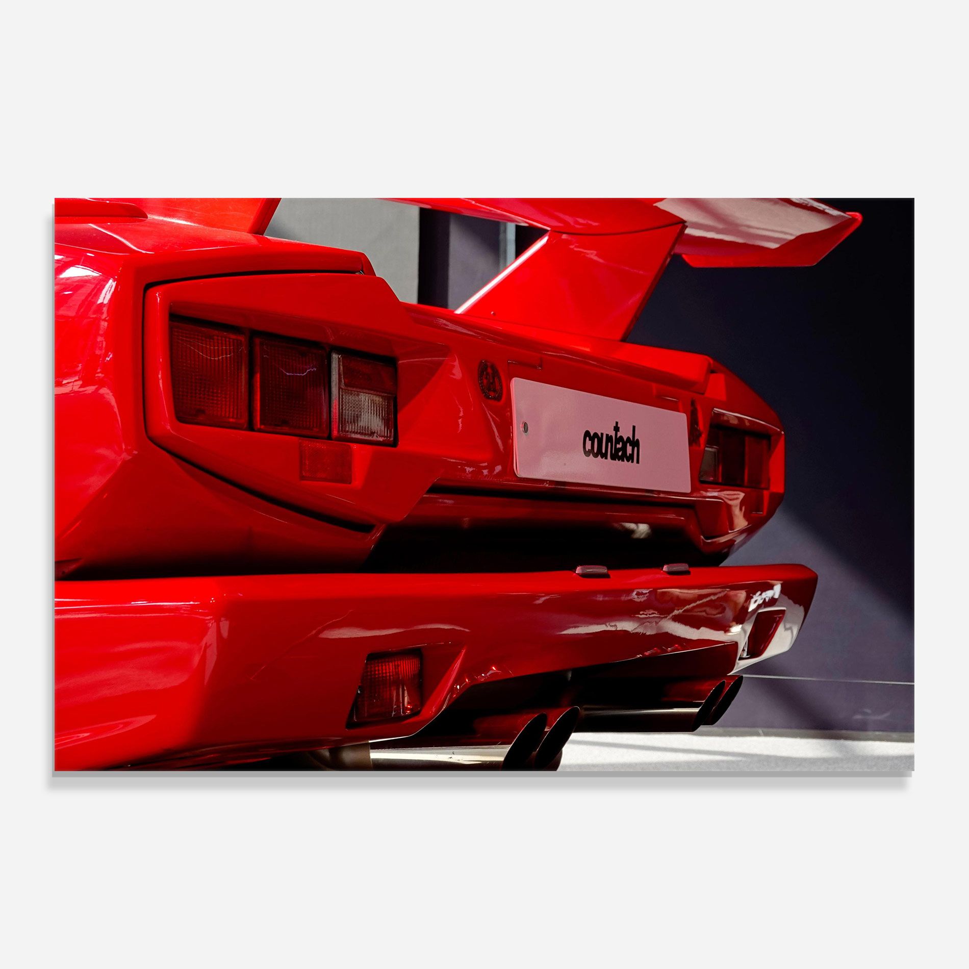 Red Rear Countach mockup 0