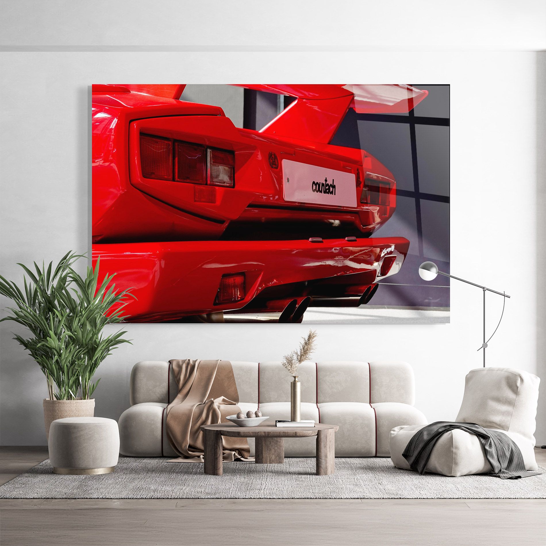 Red Rear Countach mockup 9
