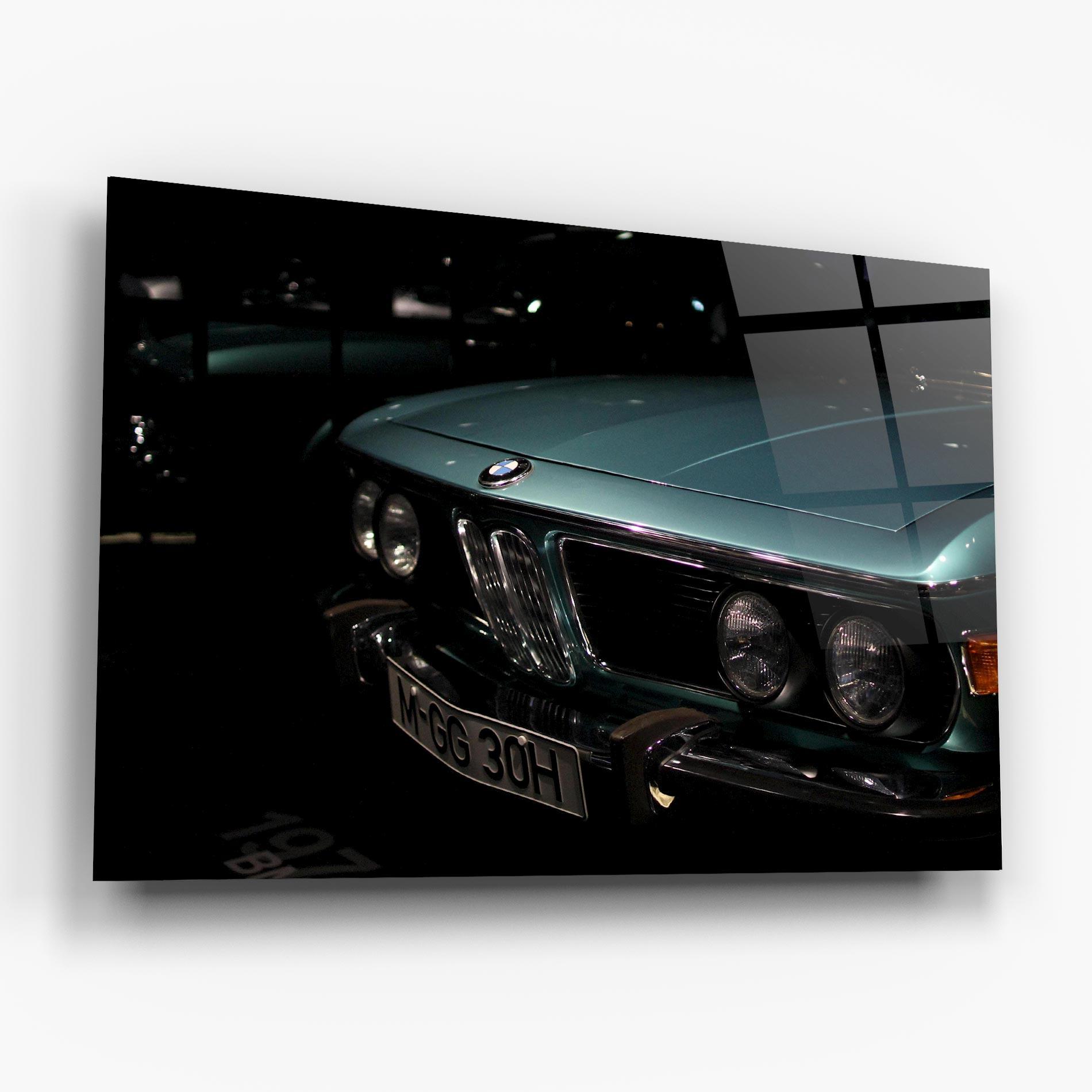 Obraz na Szkle Old Bmw Headlight mockup 6