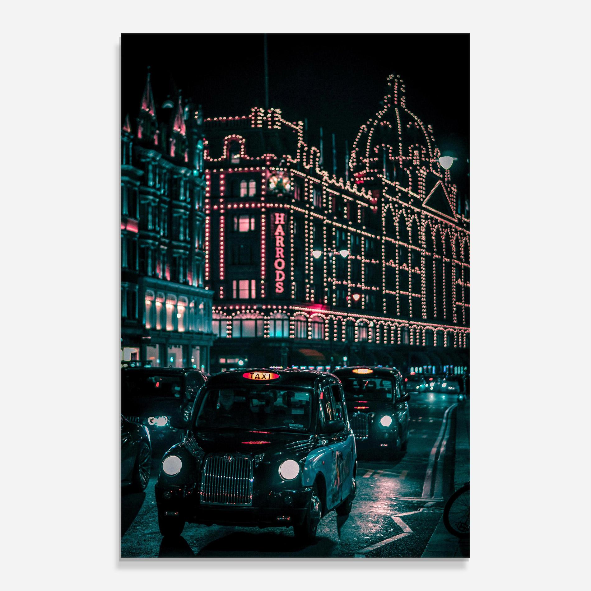 Obraz na Szkle City Lights Car mockup 0