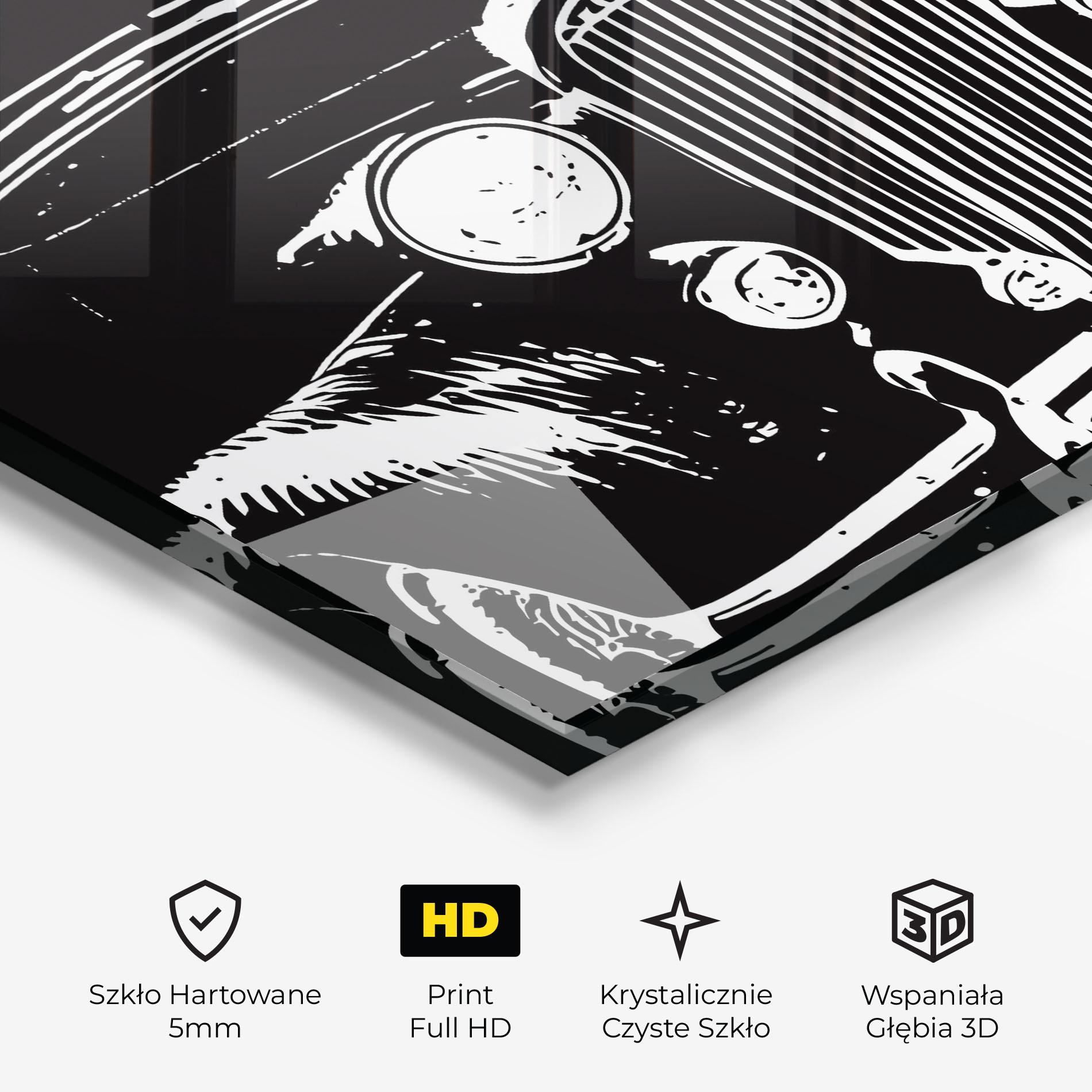 Obraz na Szkle Old Car mockup 3