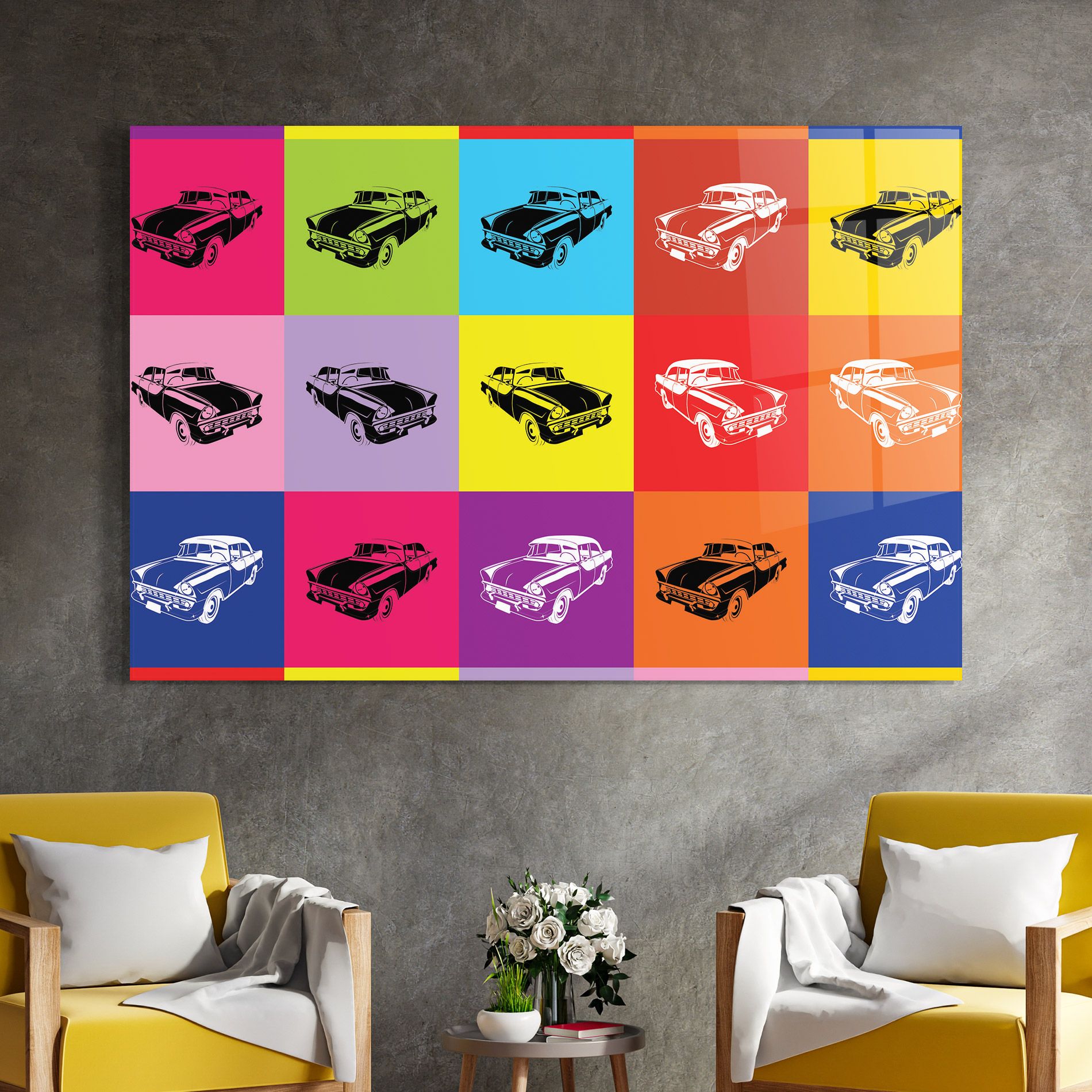 Vintage Car Mix mockup 4