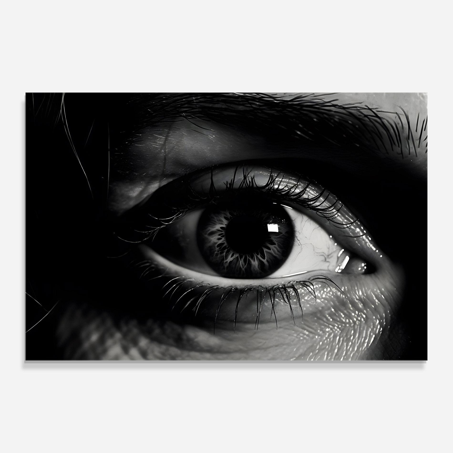 Obraz na Szkle Eye Close Up mockup 0