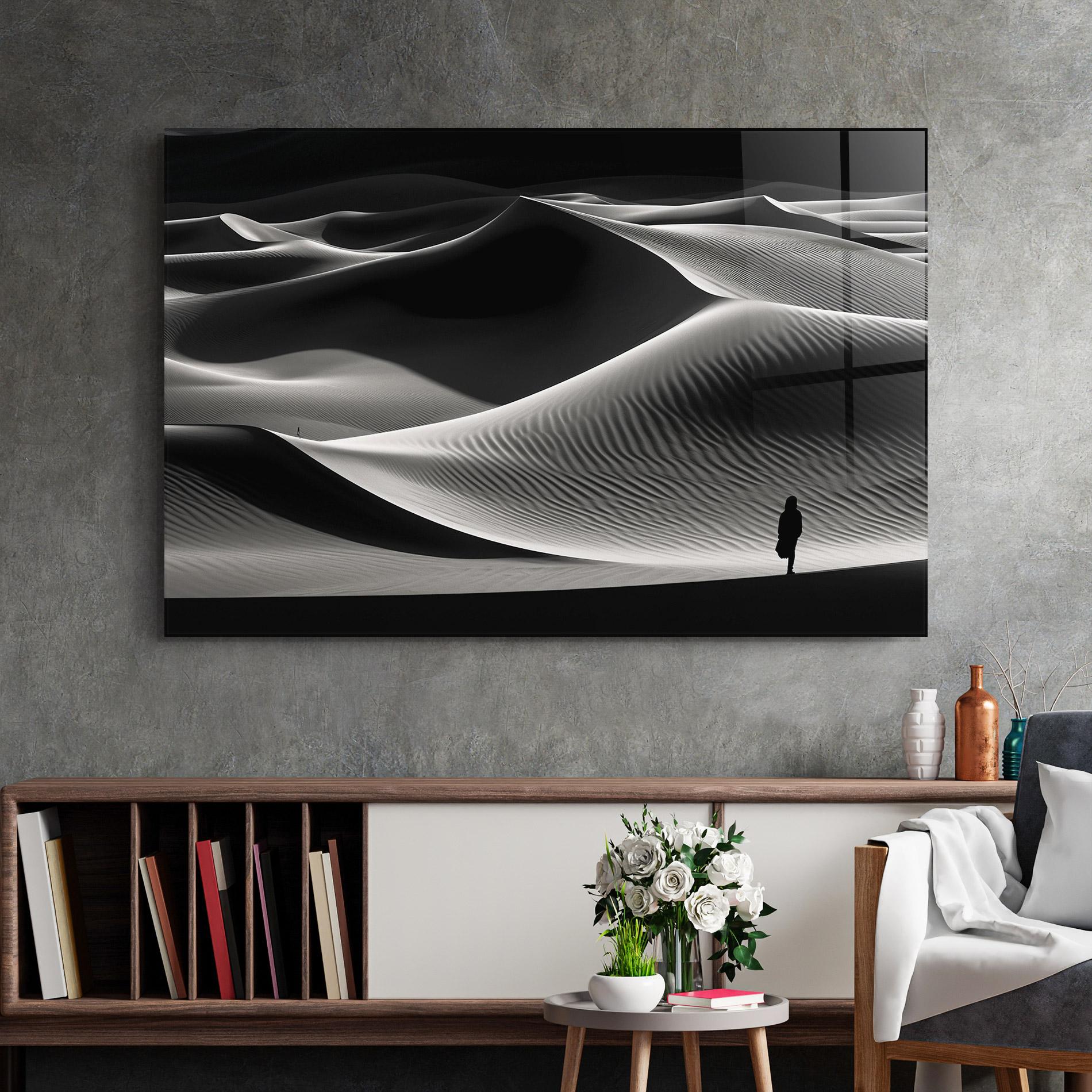 Obraz na Szkle Dune Silhouette mockup 2
