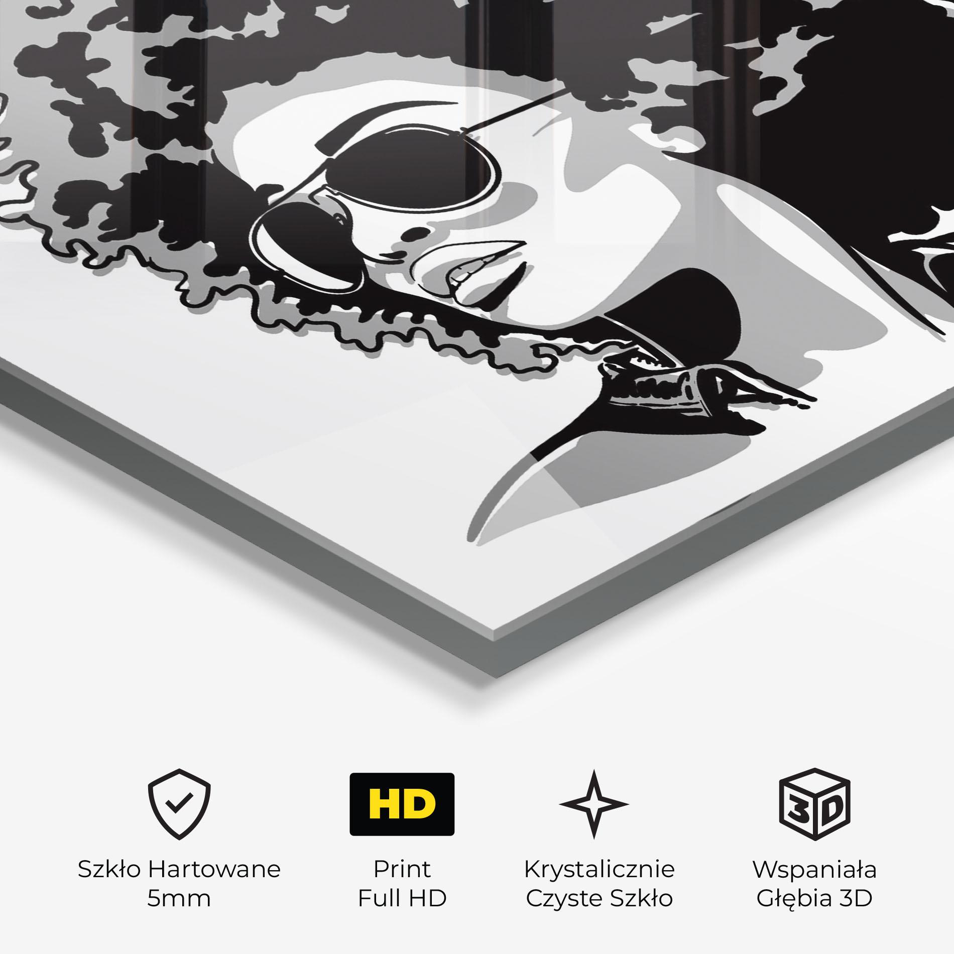 Obraz na Szkle Black Grasses mockup 3