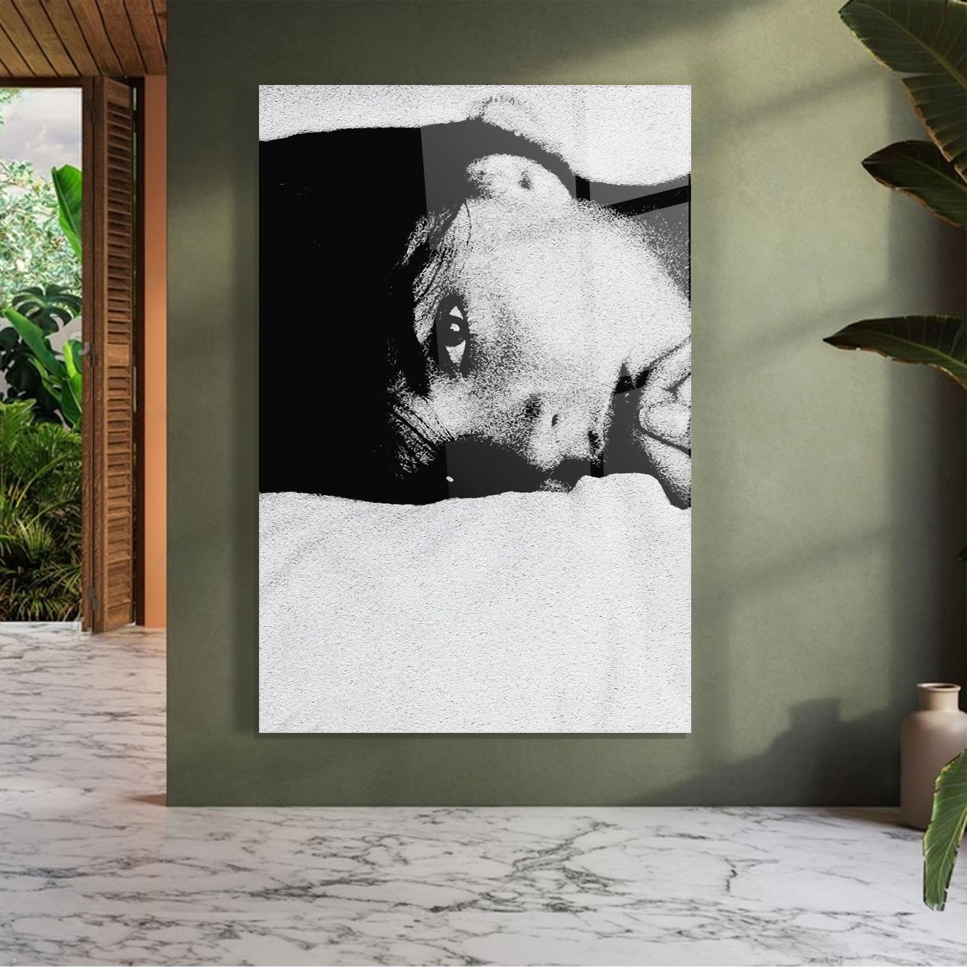 Obraz na Szkle Eye Contact mockup 7