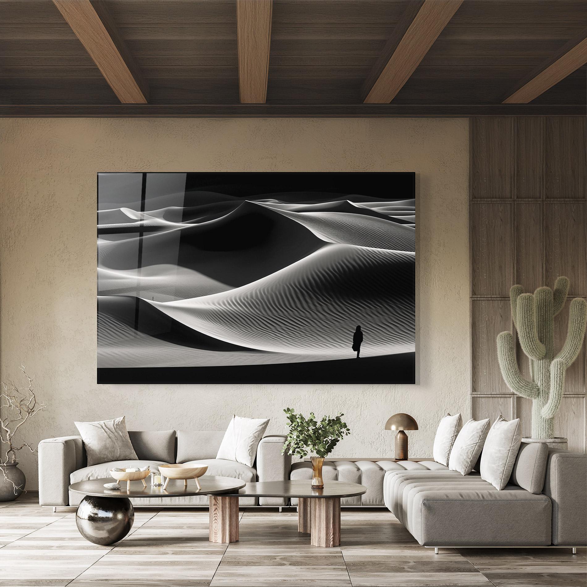 Obraz na Szkle Dune Silhouette mockup 8