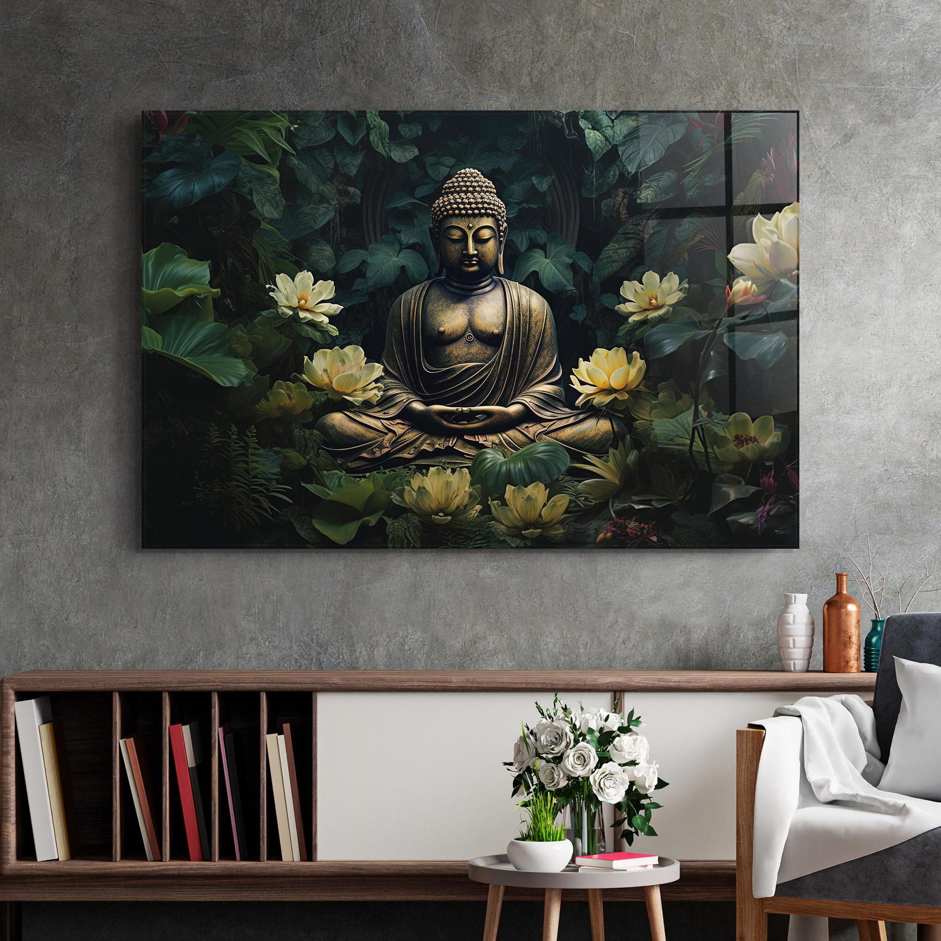 Obraz na Szkle Calm Buddha Art mockup 2