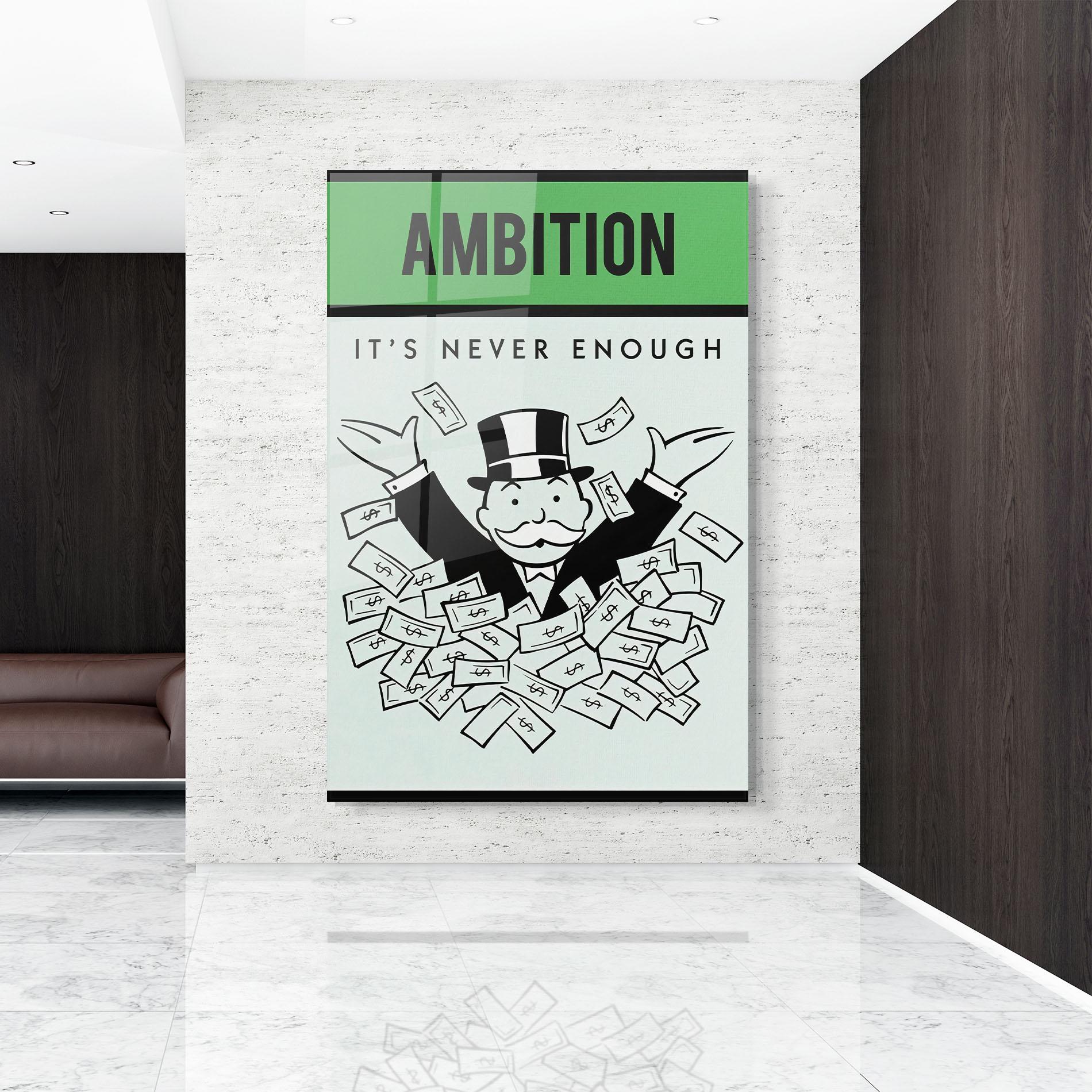 Obraz na Szkle Ambition mockup 9