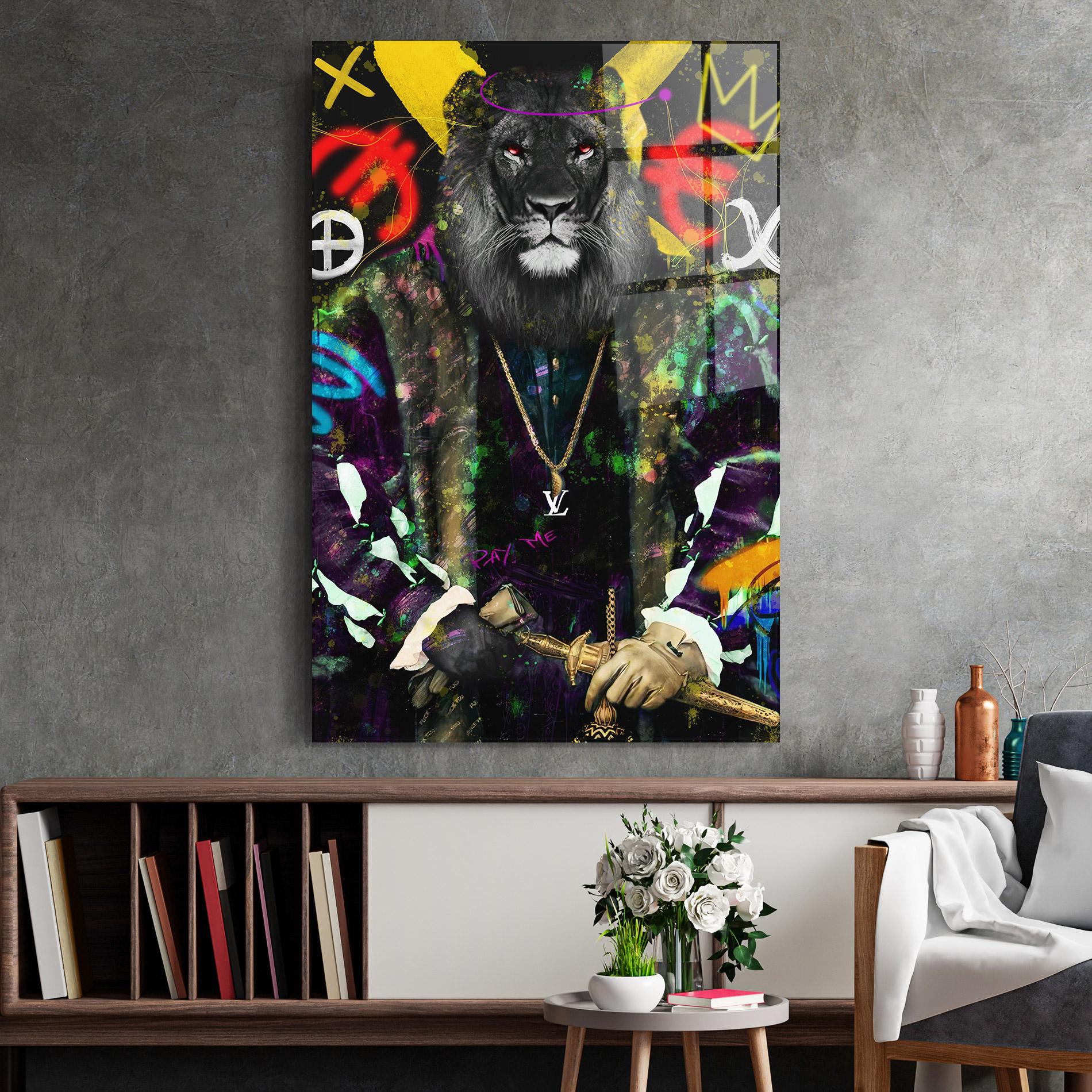 Obraz na Szkle Don Lion mockup 2