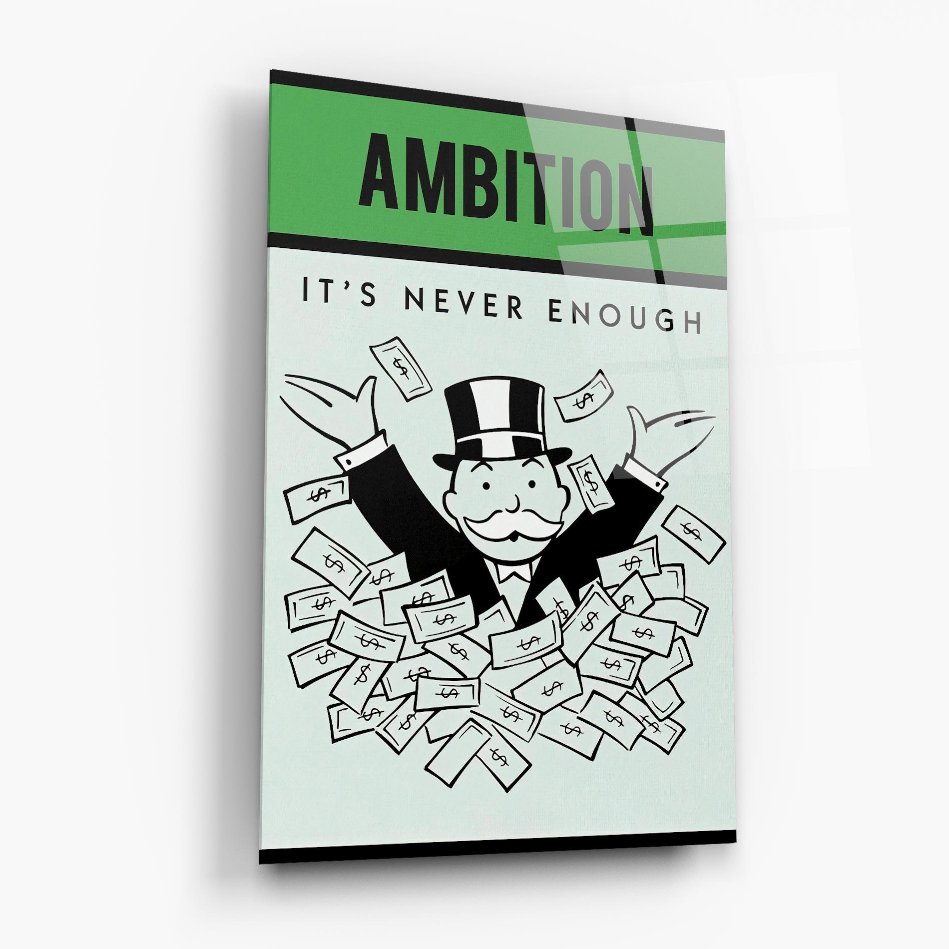 Obraz na Szkle Ambition mockup 6